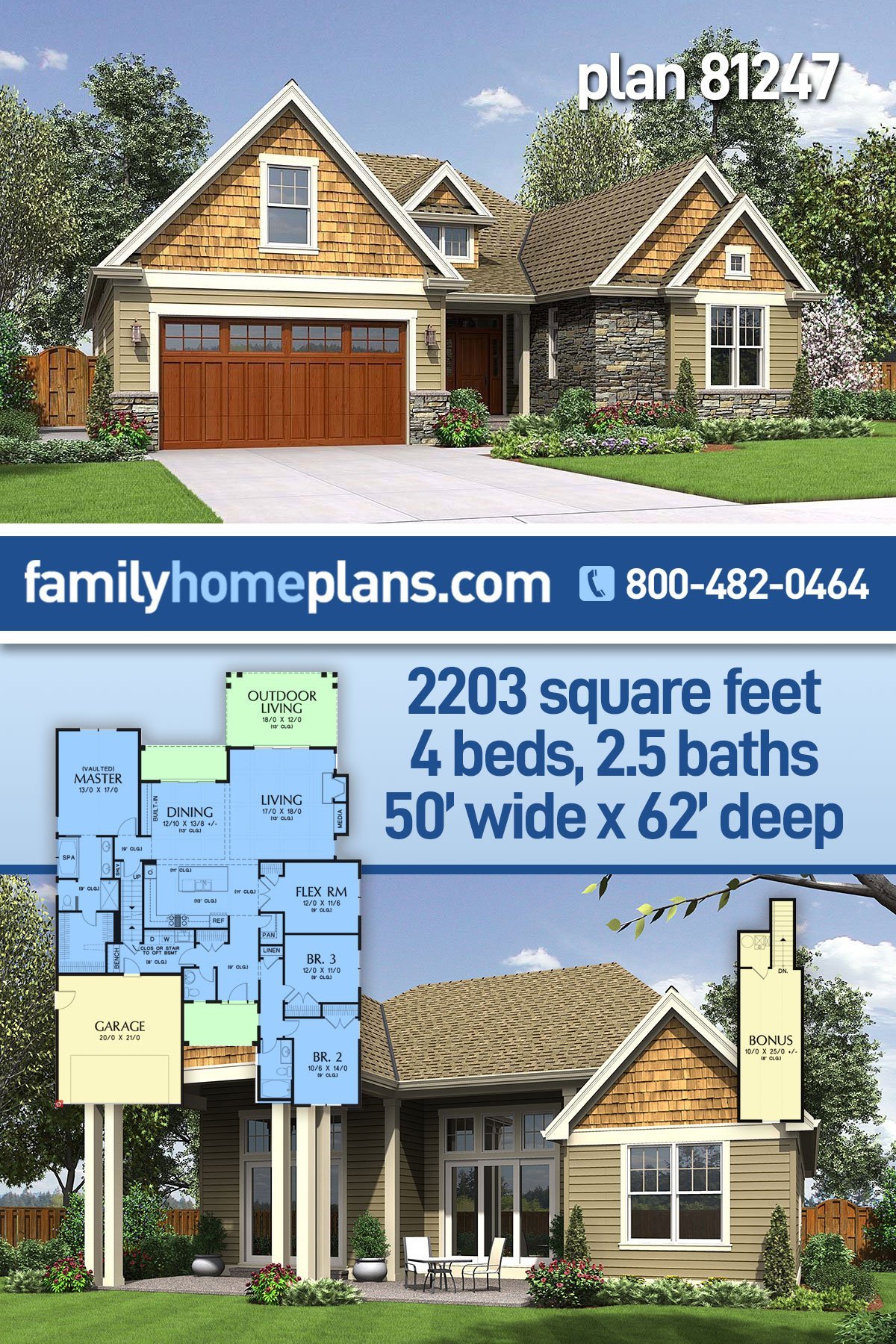 House Plan 81247