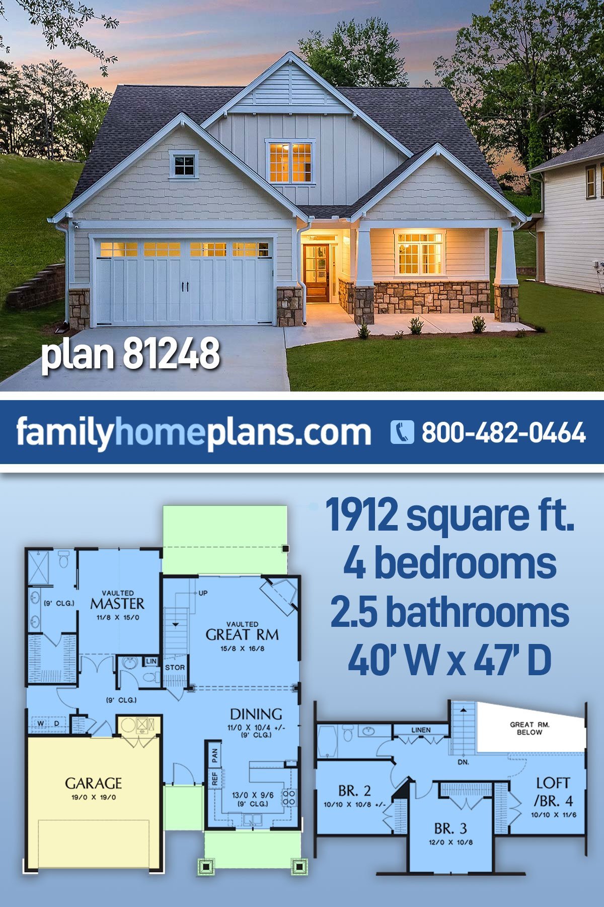 House Plan 81248