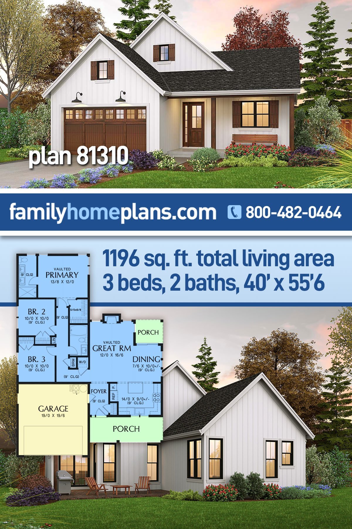 House Plan 81310