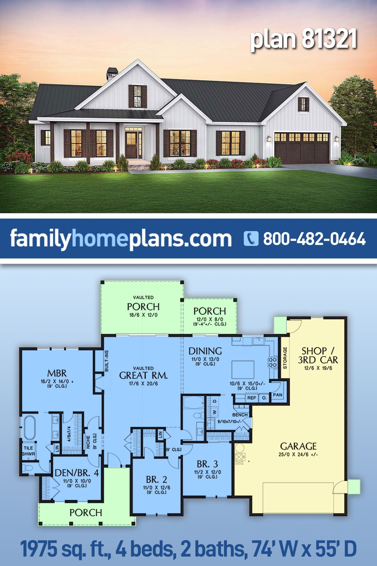 House Plan 81321