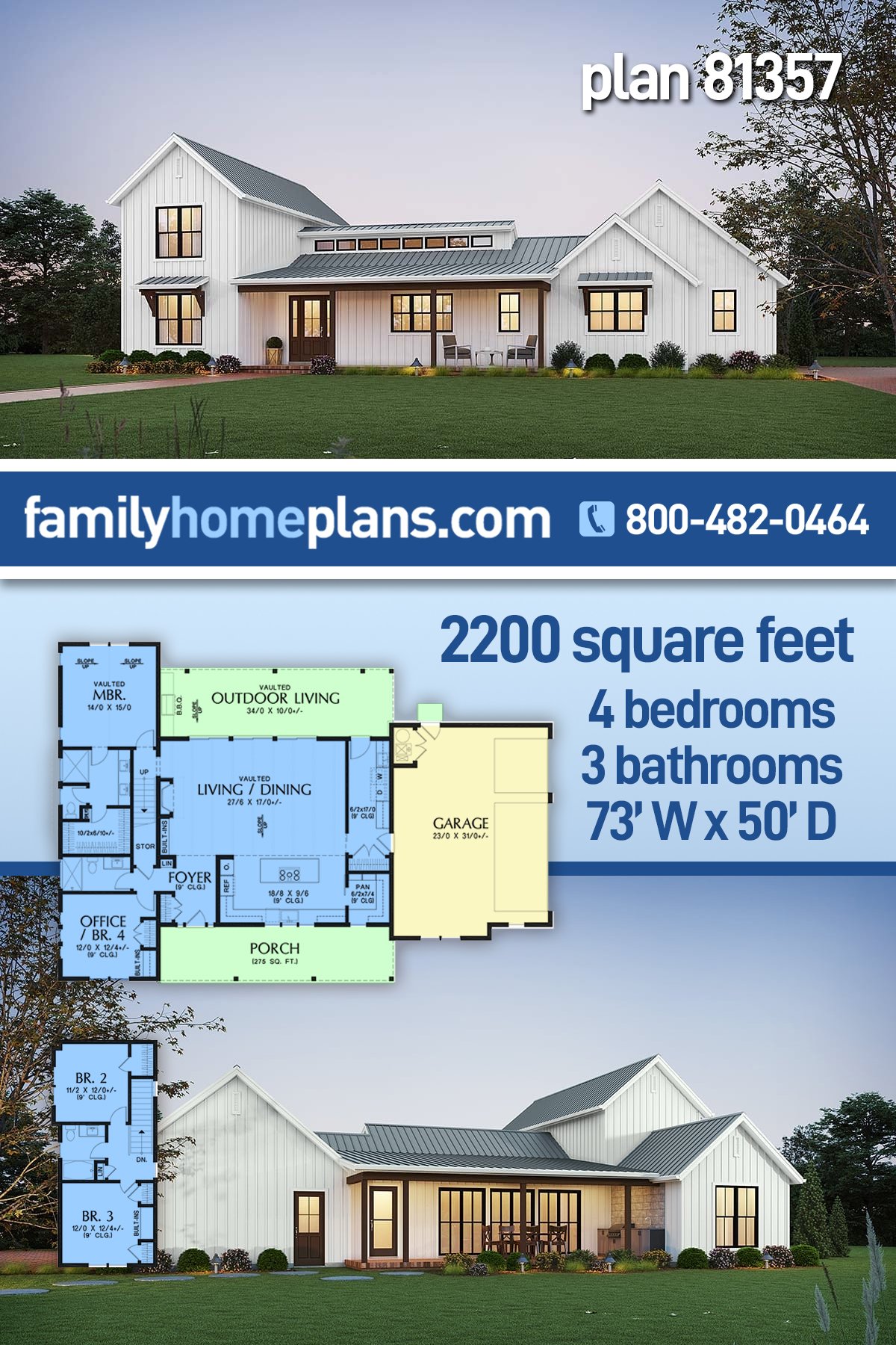 House Plan 81357