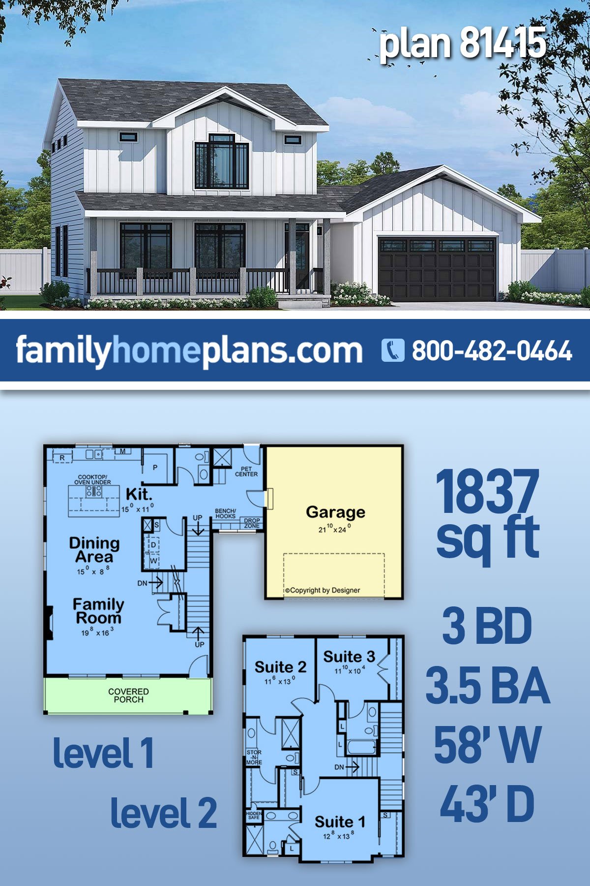 House Plan 81415
