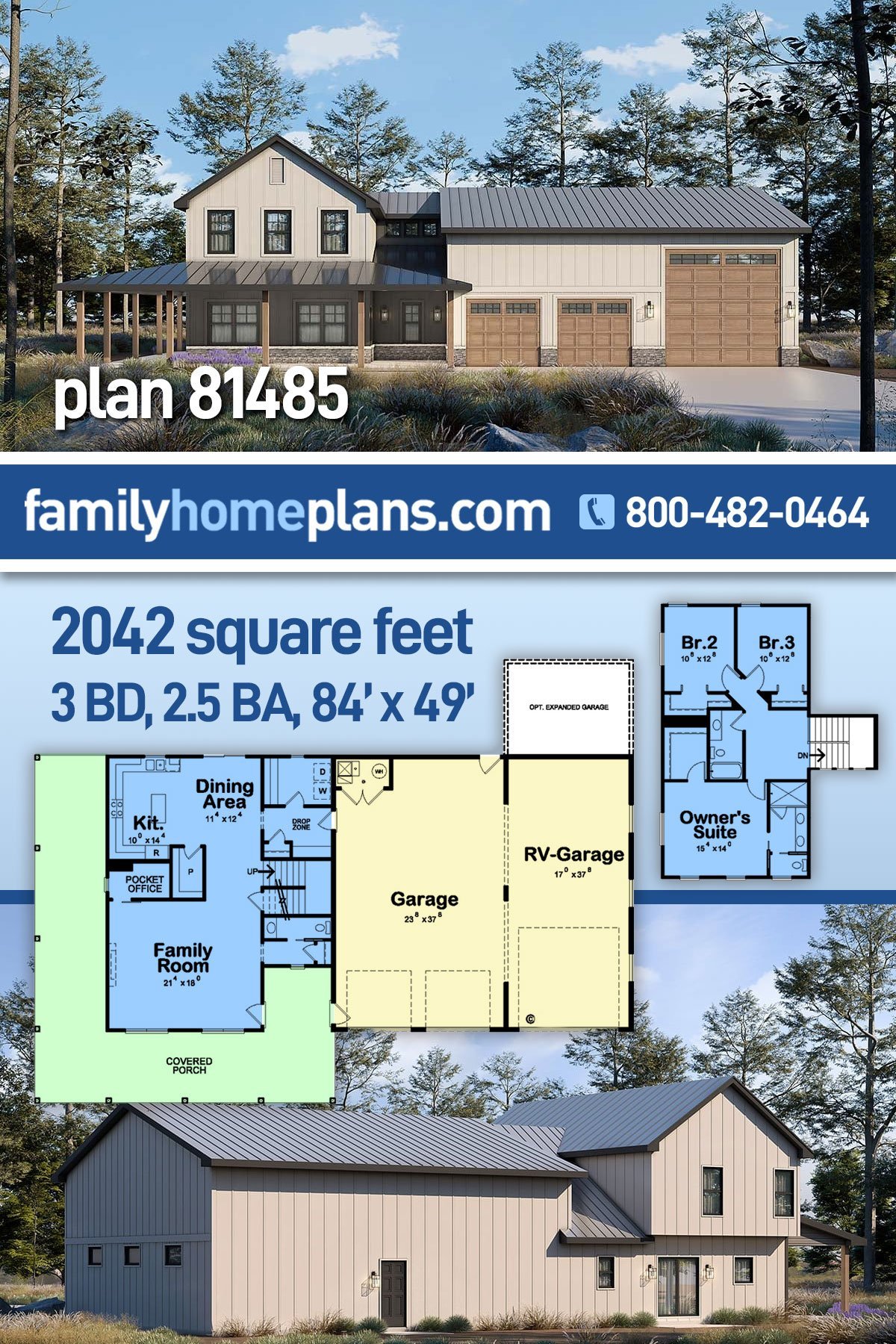 House Plan 81485