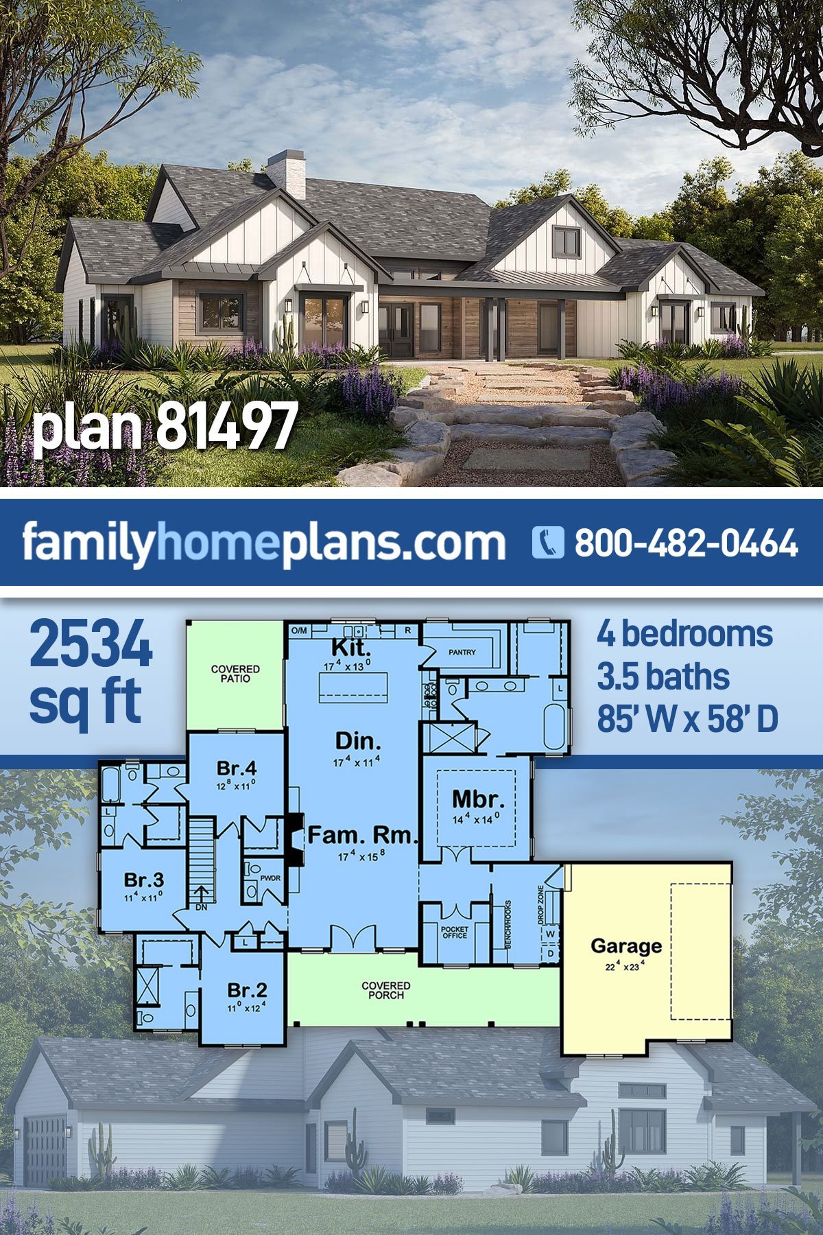 House Plan 81497