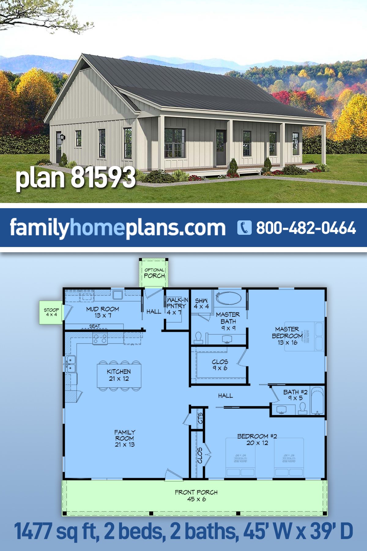 House Plan 81593