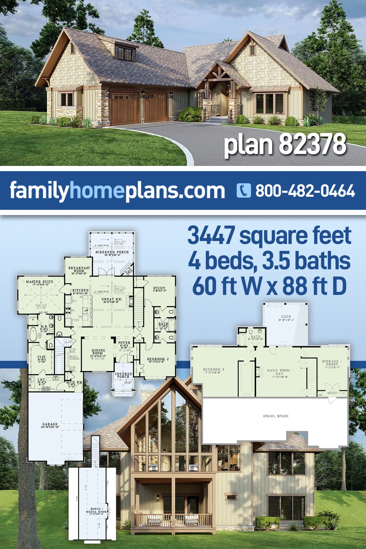 House Plan 82378