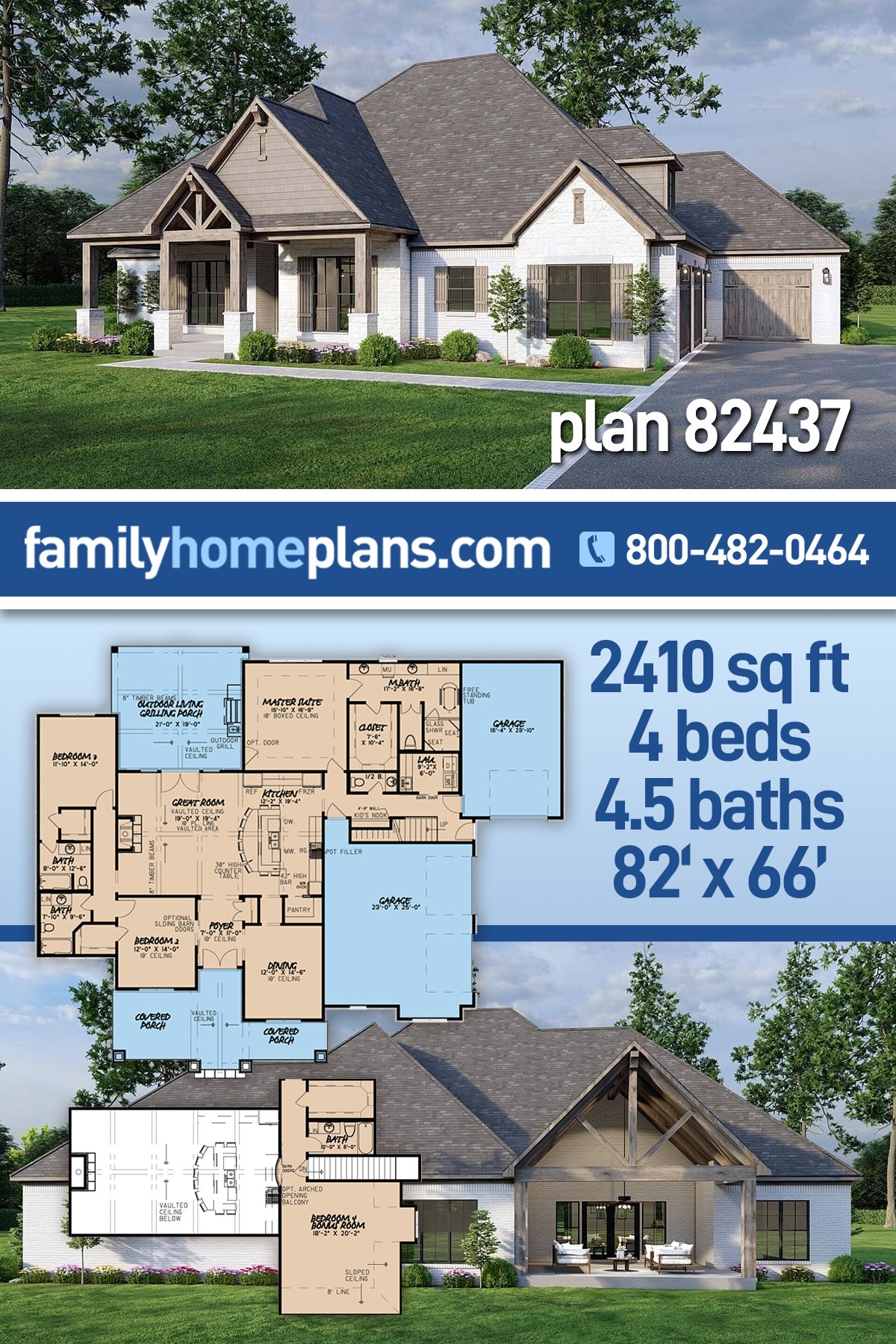 House Plan 82437