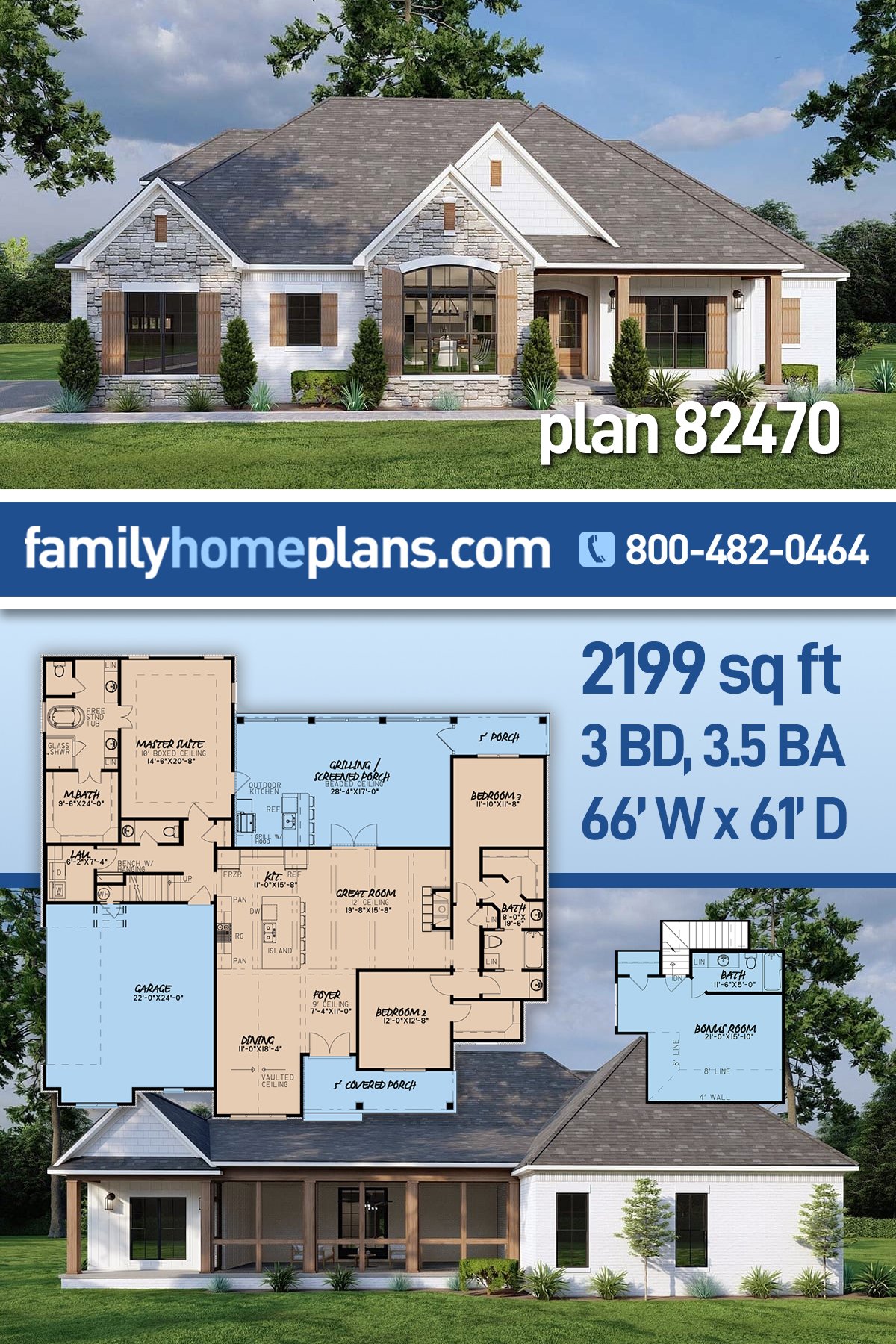 House Plan 82470