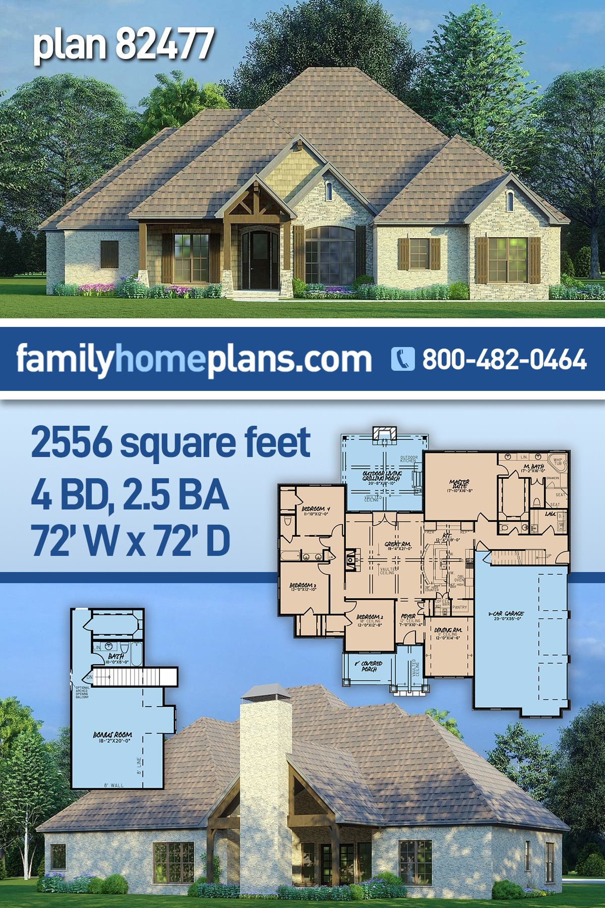 House Plan 82477