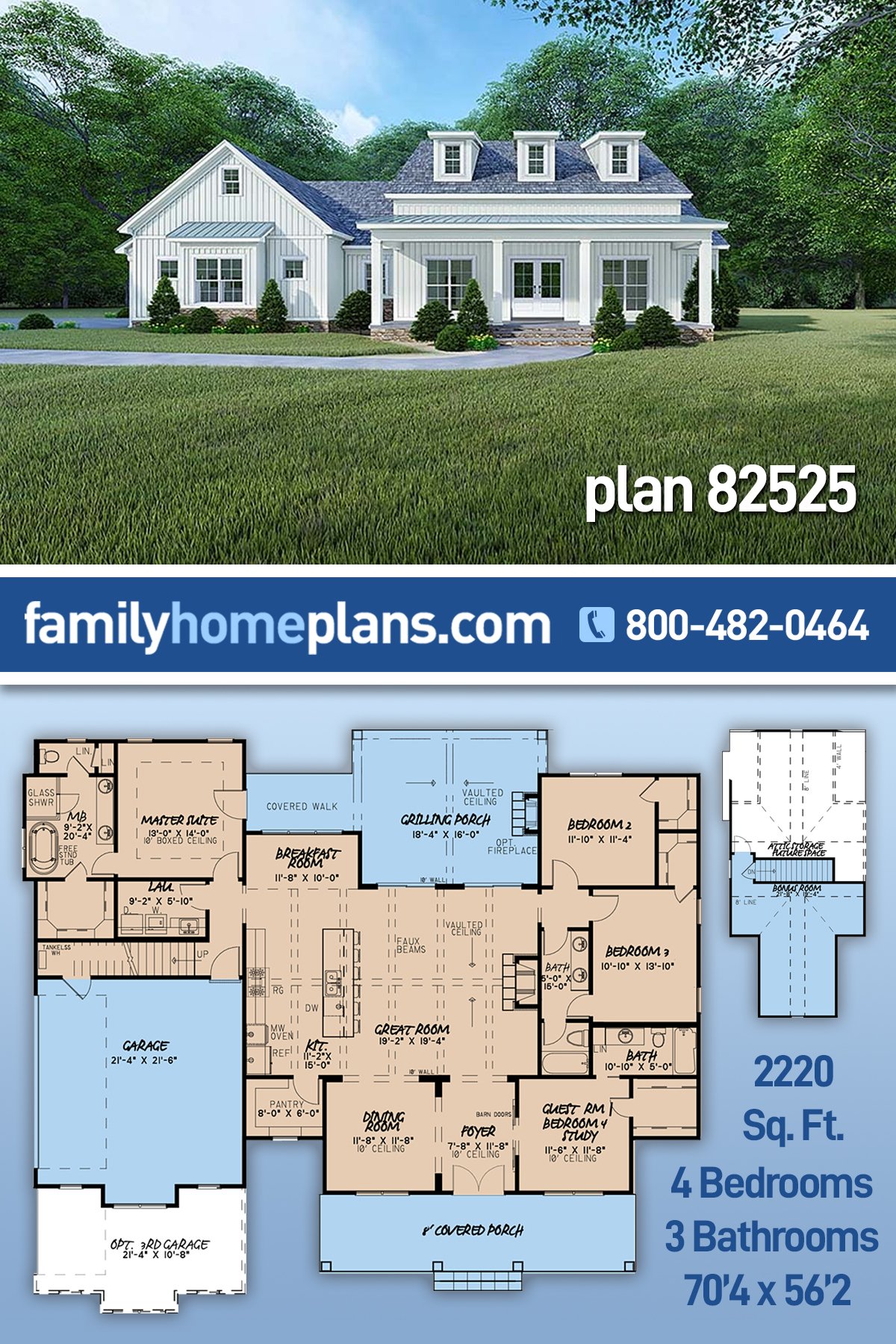 House Plan 82525
