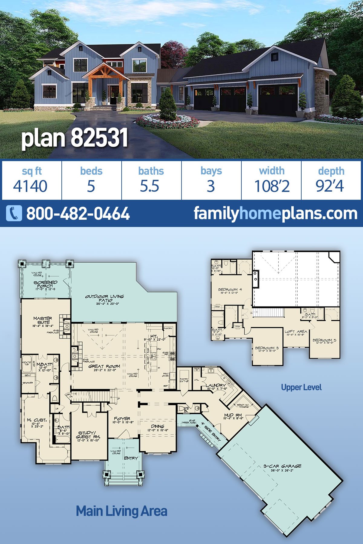 House Plan 82531
