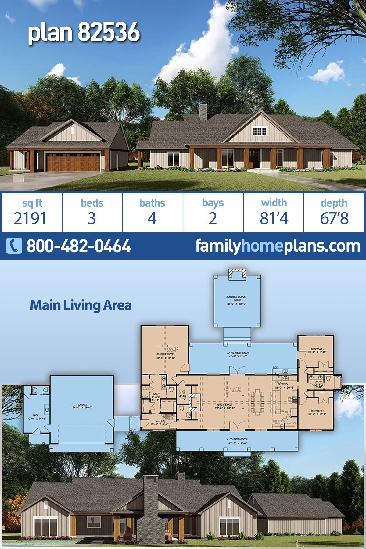 House Plan 82536