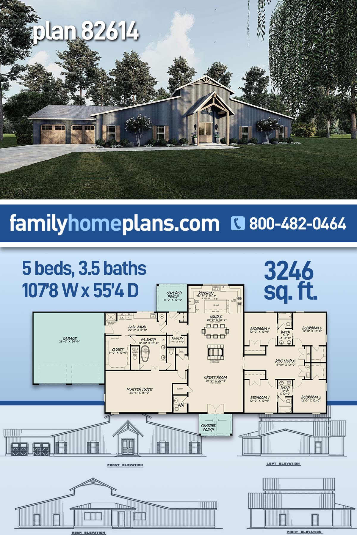 House Plan 82614