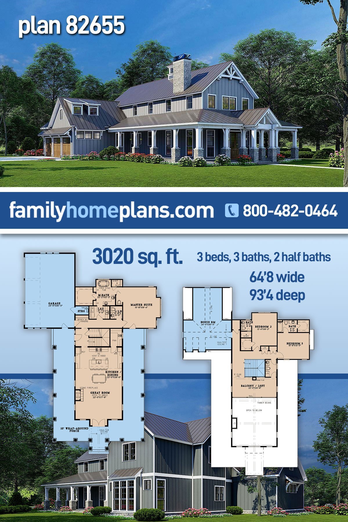 House Plan 82655