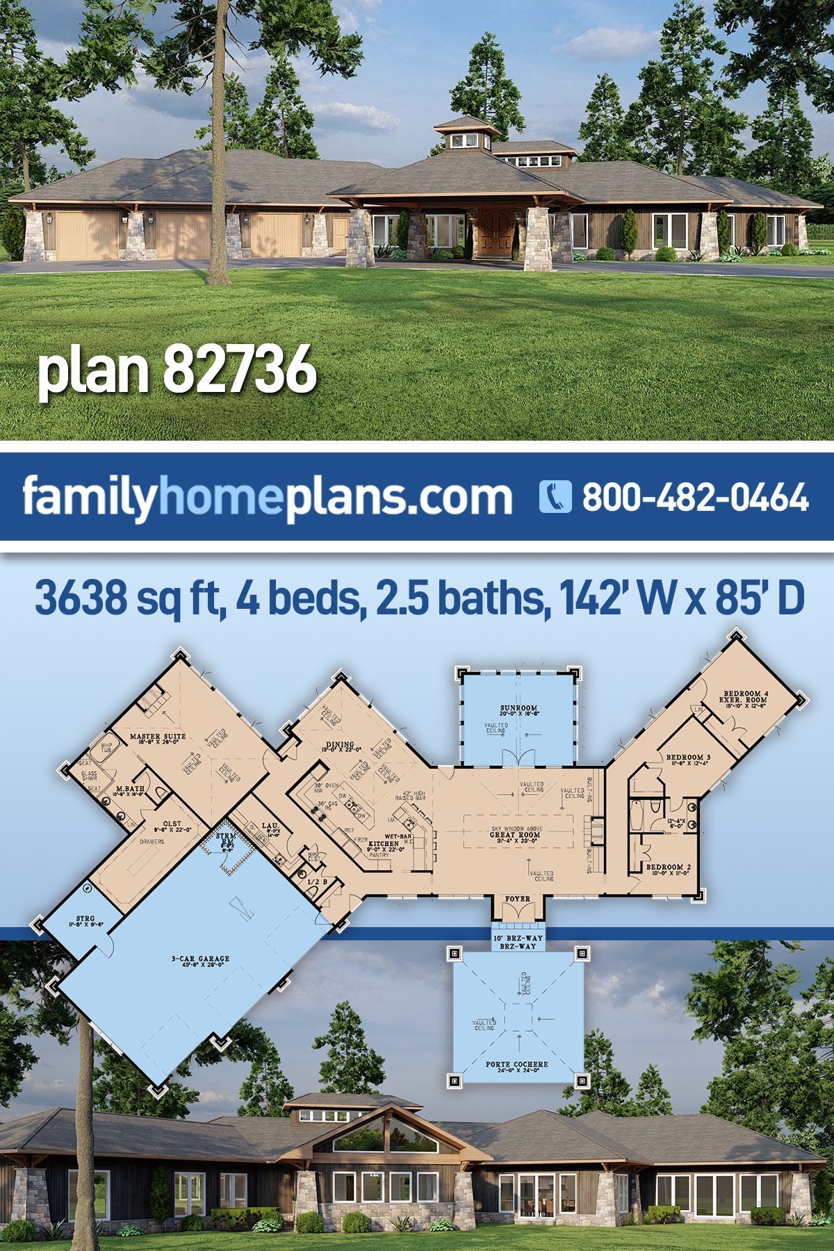 House Plan 82736