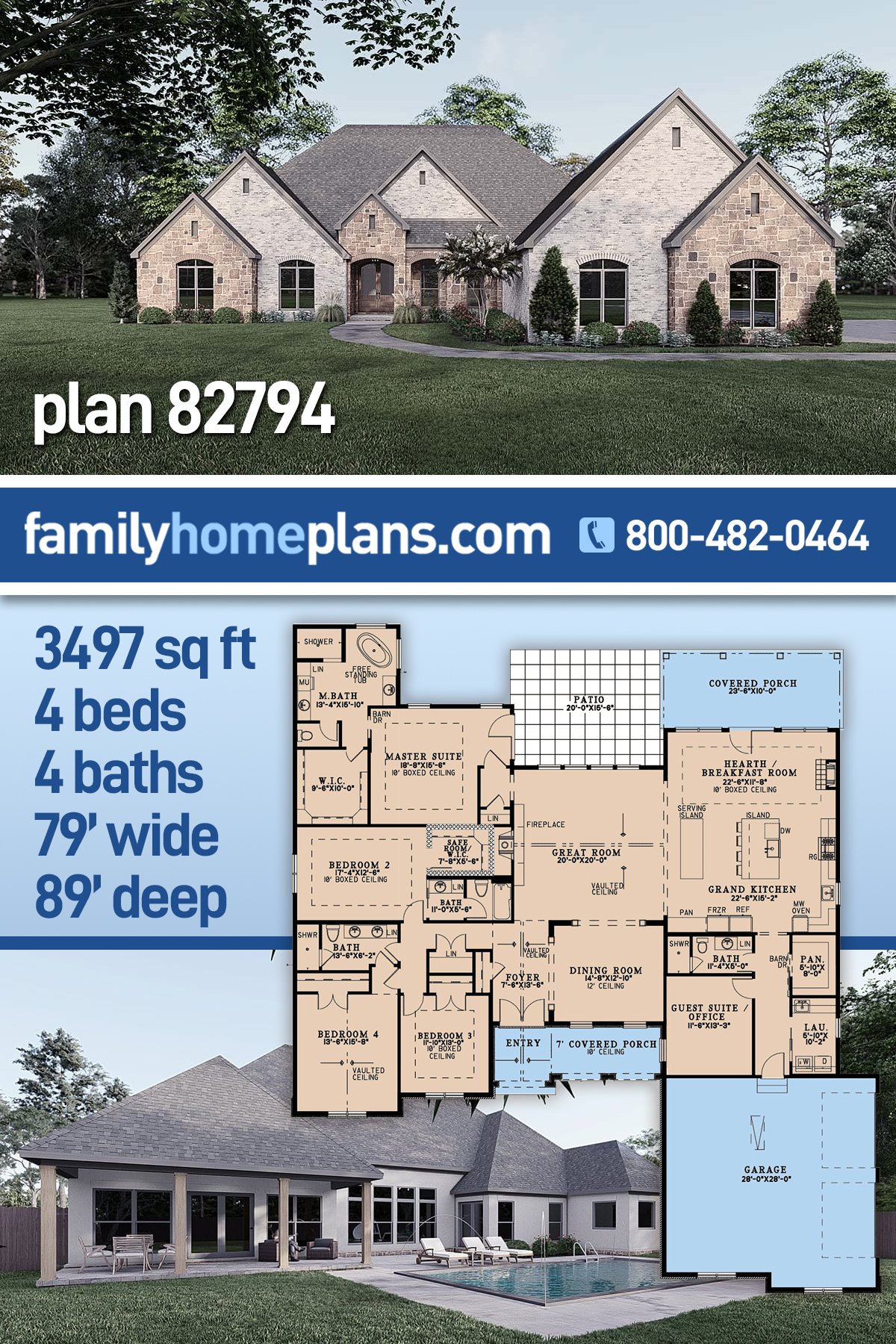 House Plan 82794