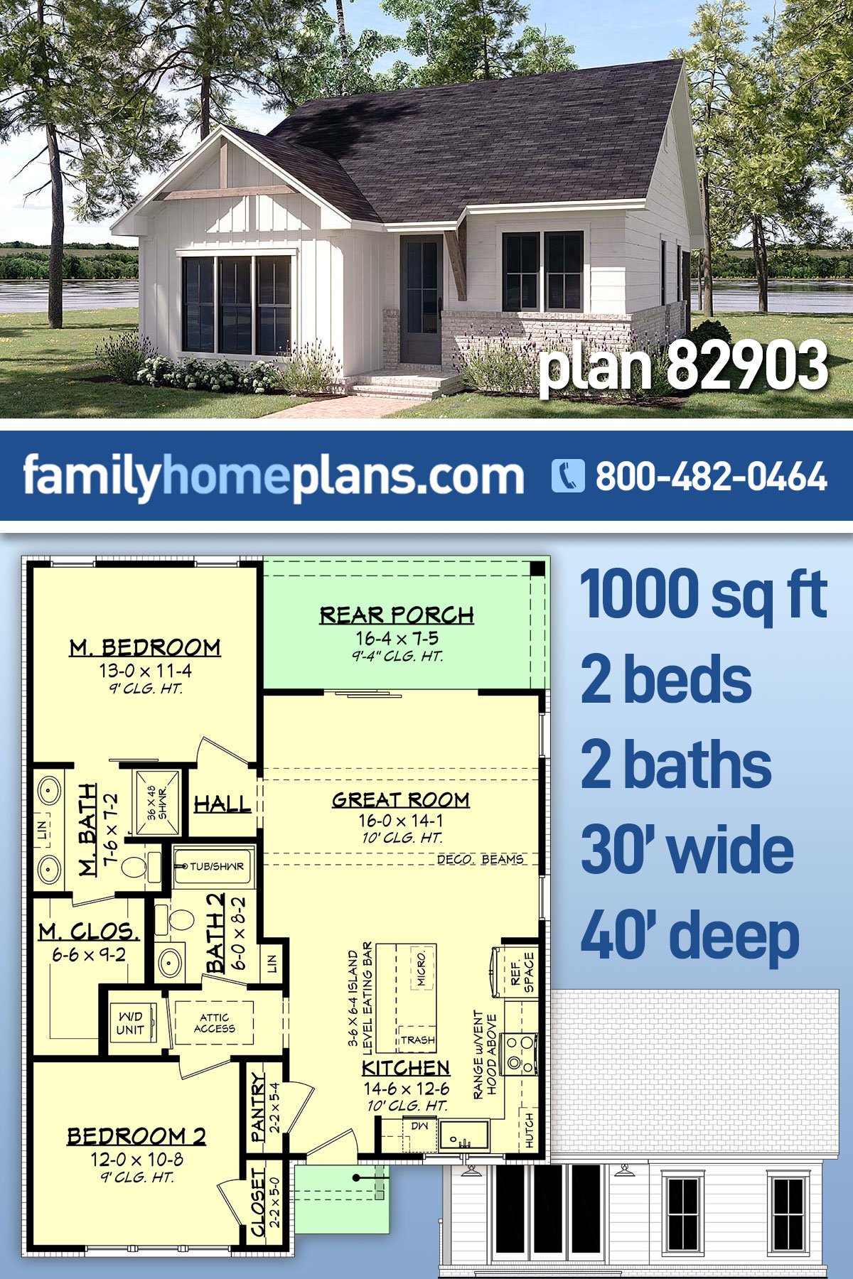 House Plan 82903