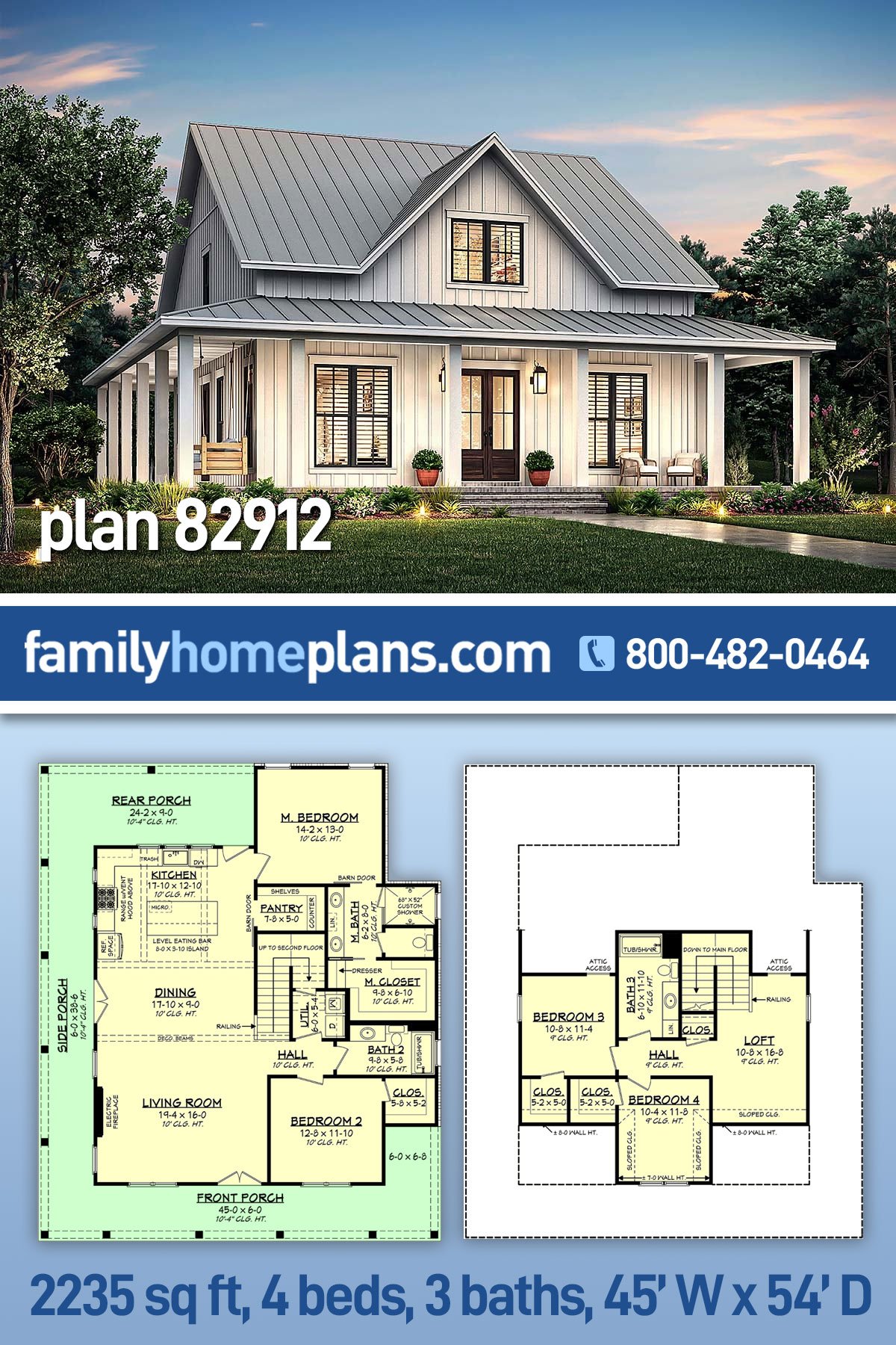 House Plan 82912