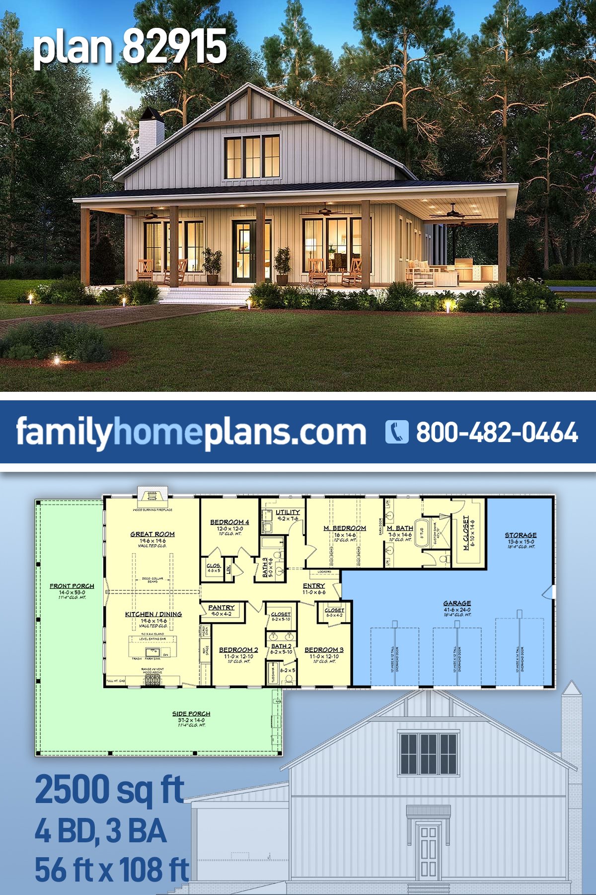 House Plan 82915