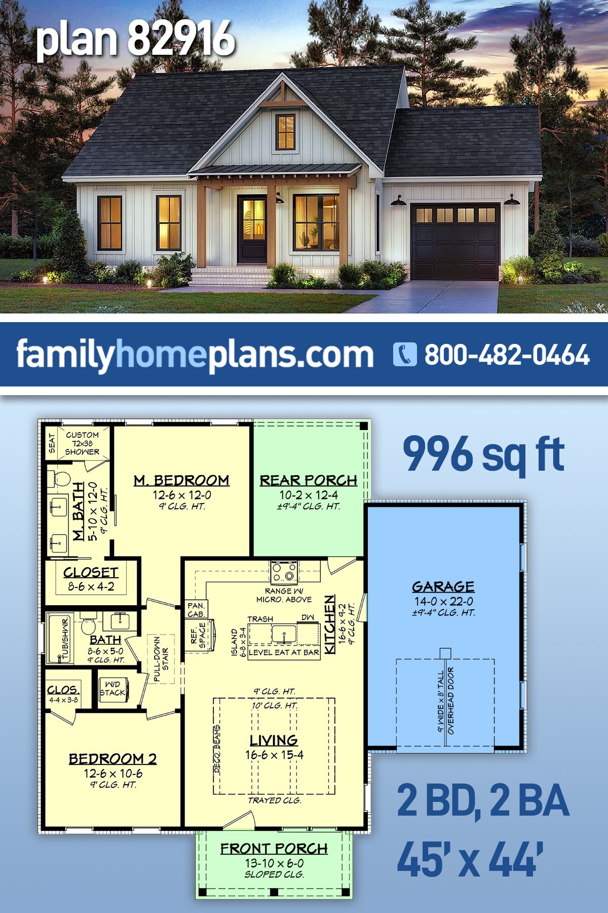 House Plan 82916