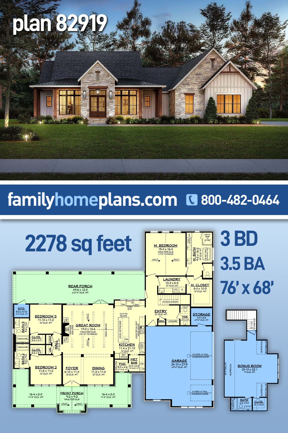 House Plan 82919