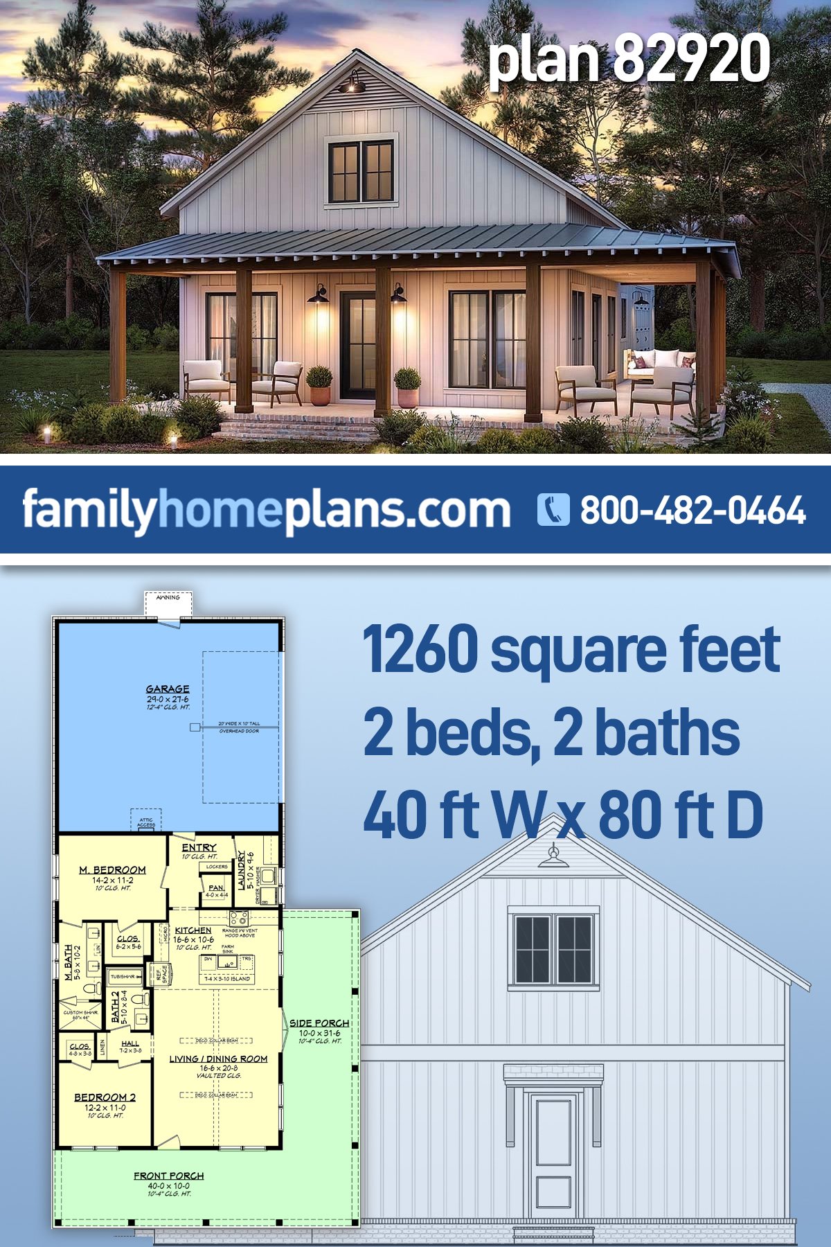 House Plan 82920