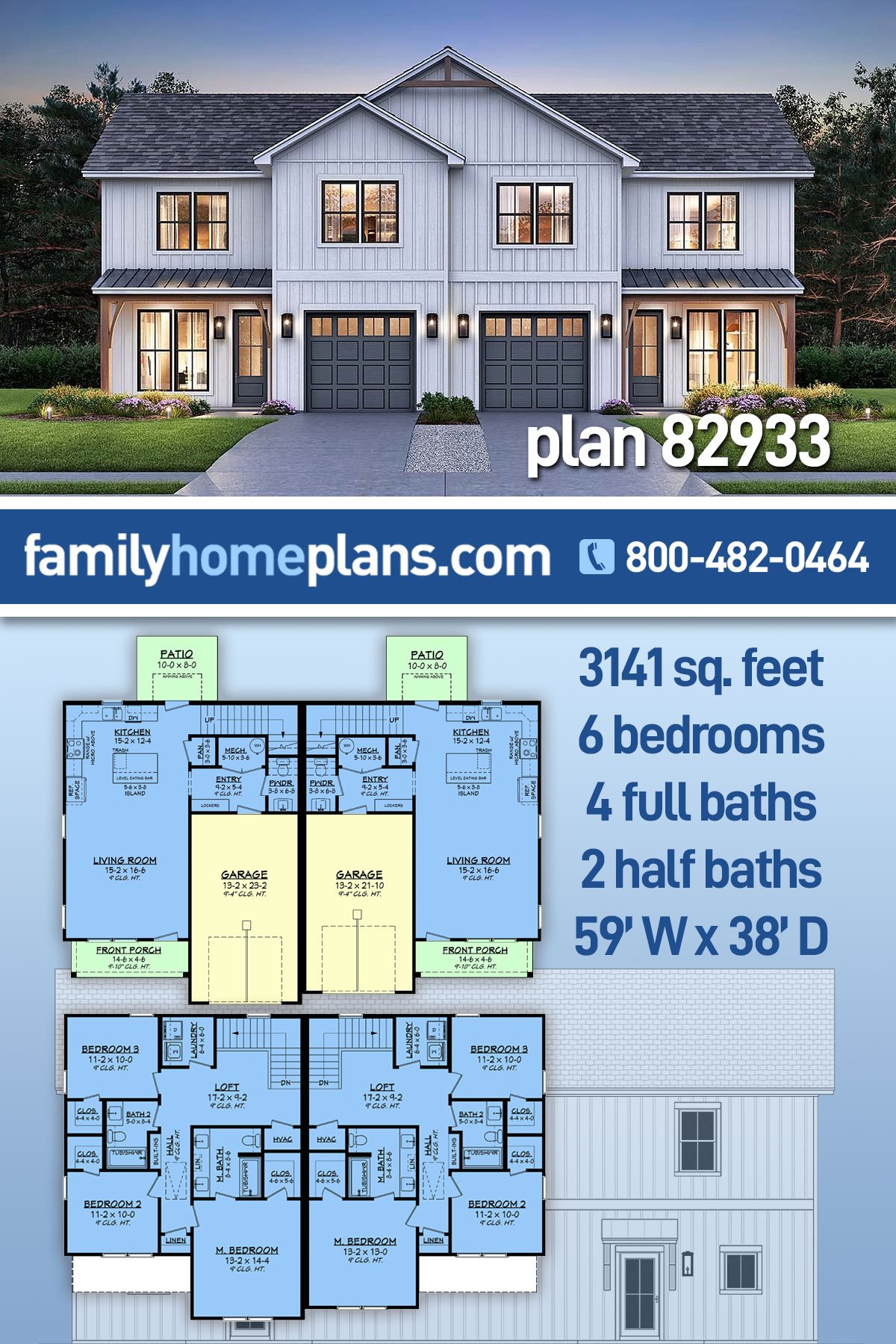 Multi-Family Plan 82933