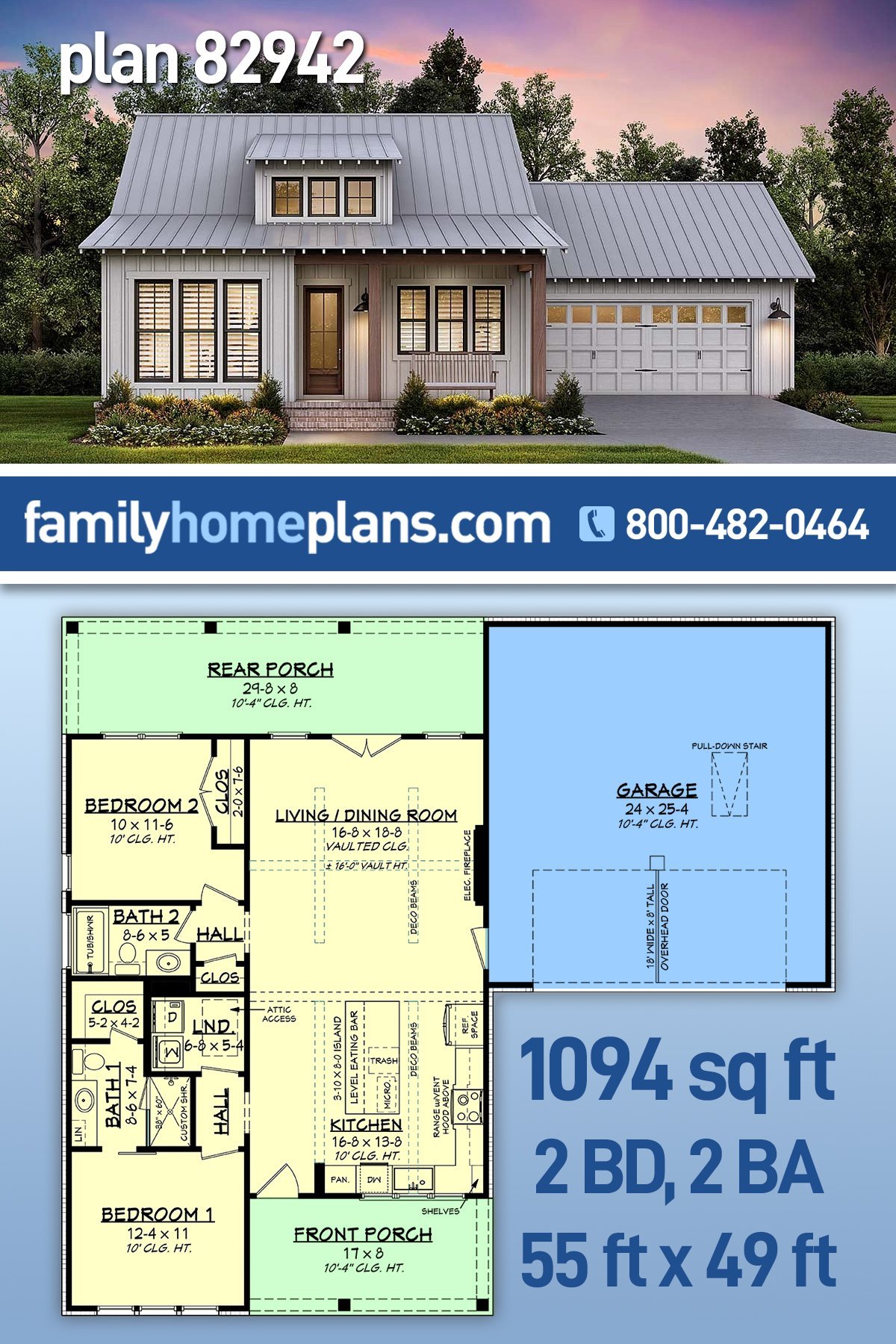 House Plan 82942