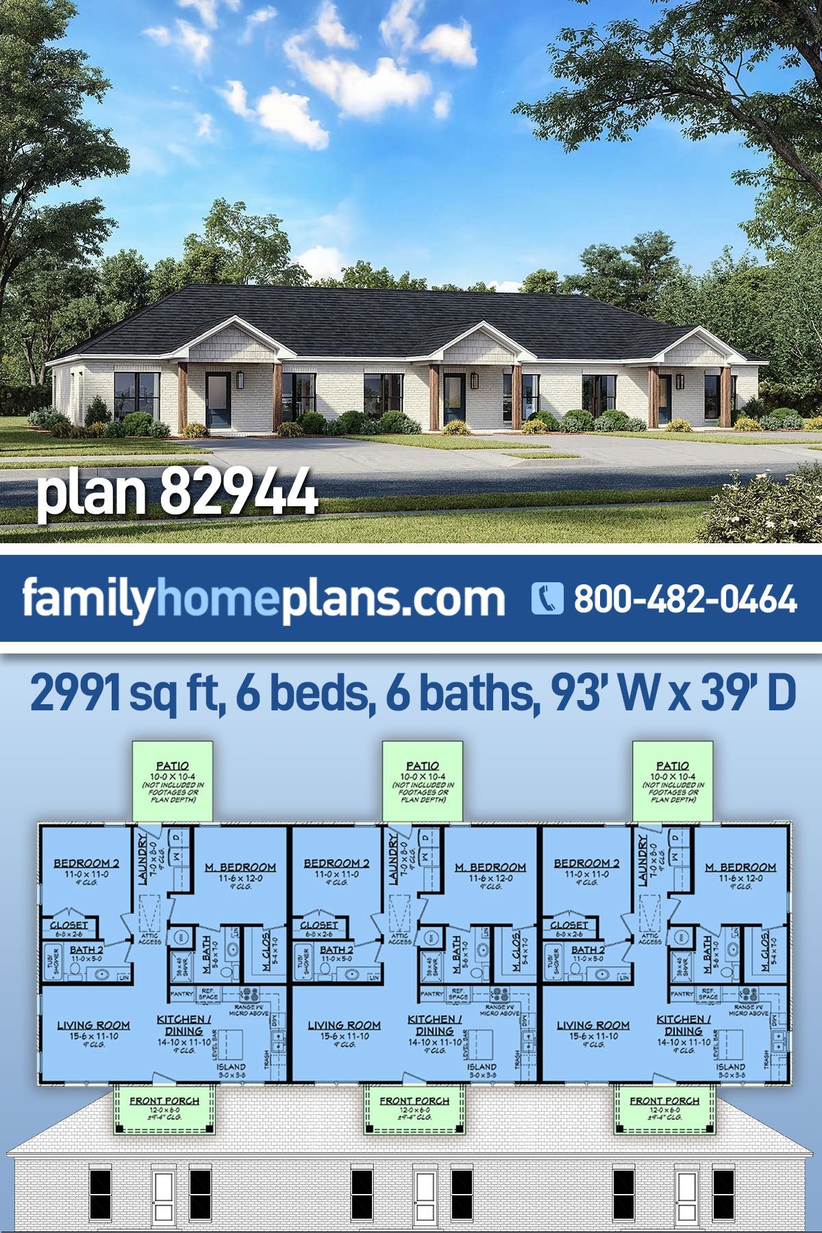 Multi-Family Plan 82944