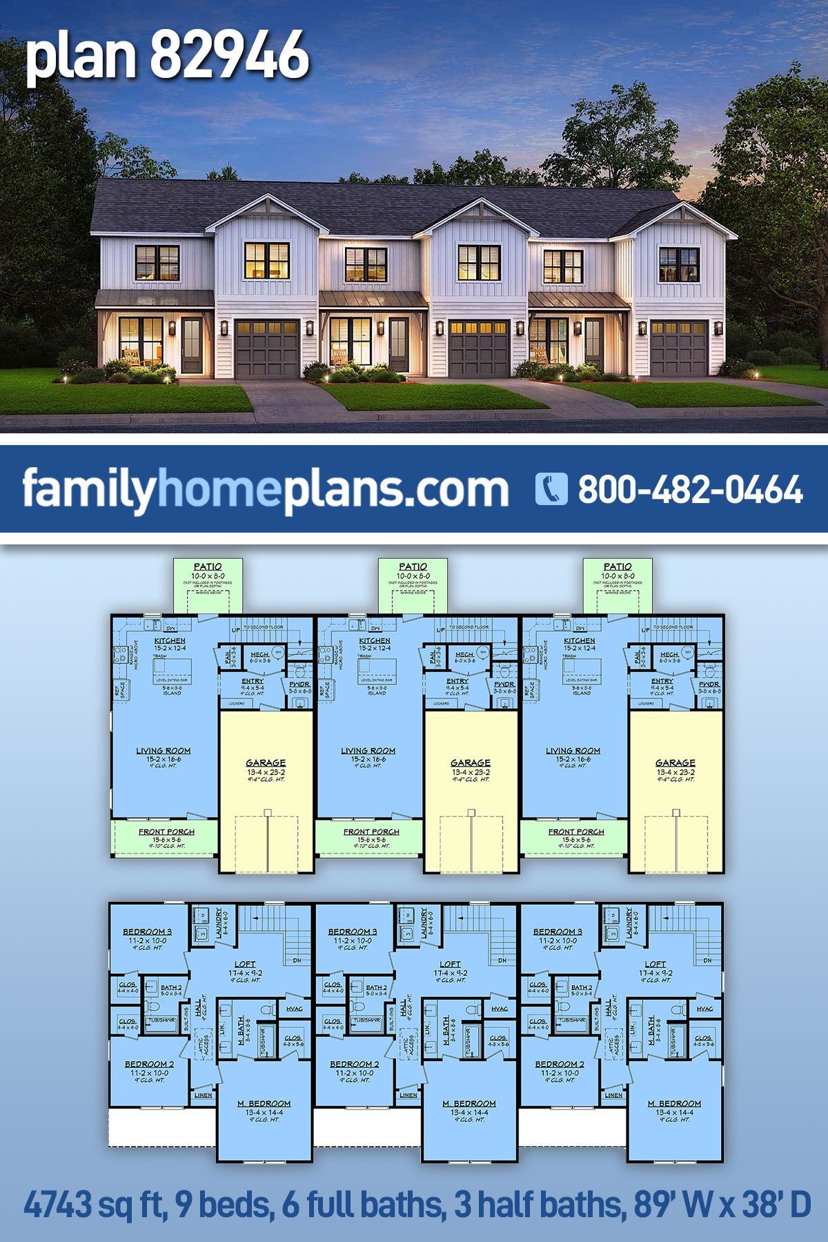 Multi-Family Plan 82946