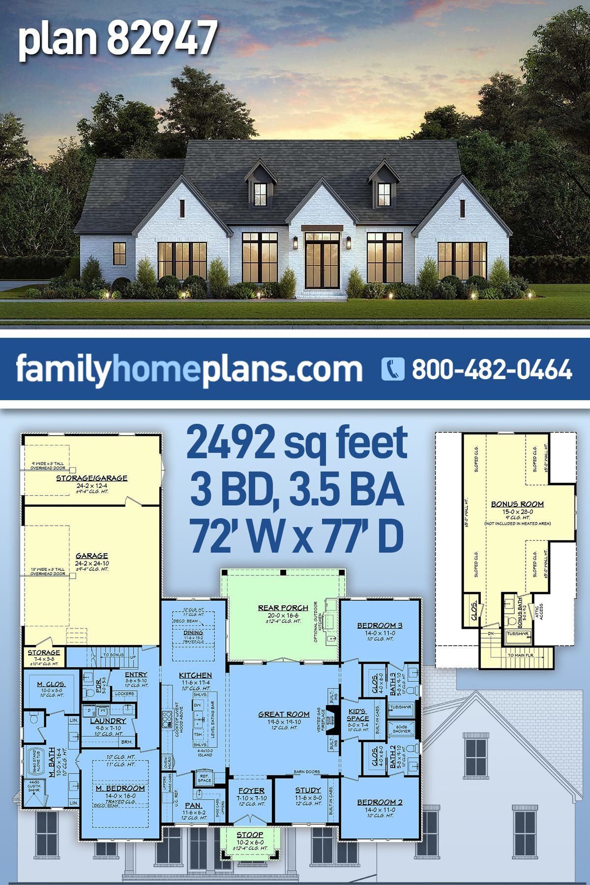 House Plan 82947