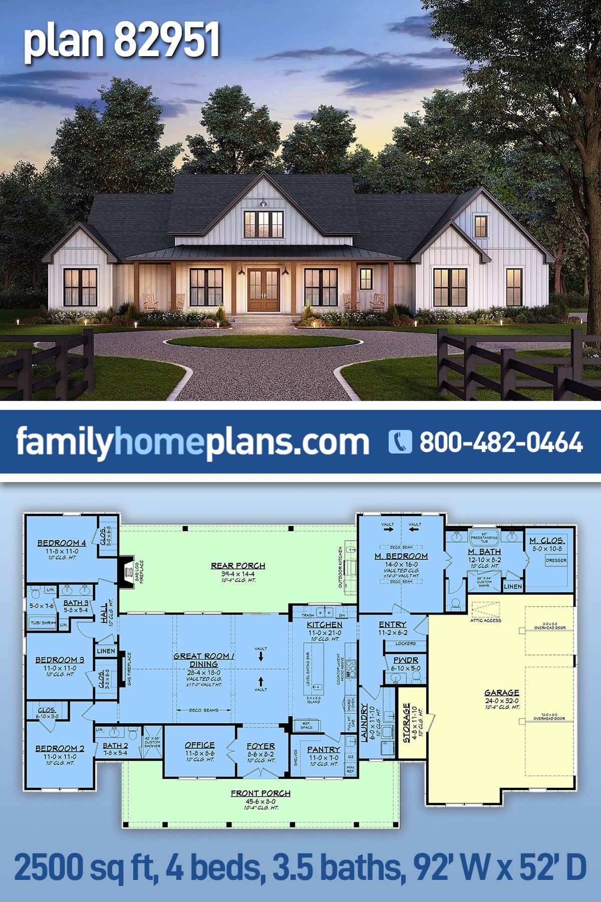 House Plan 82951