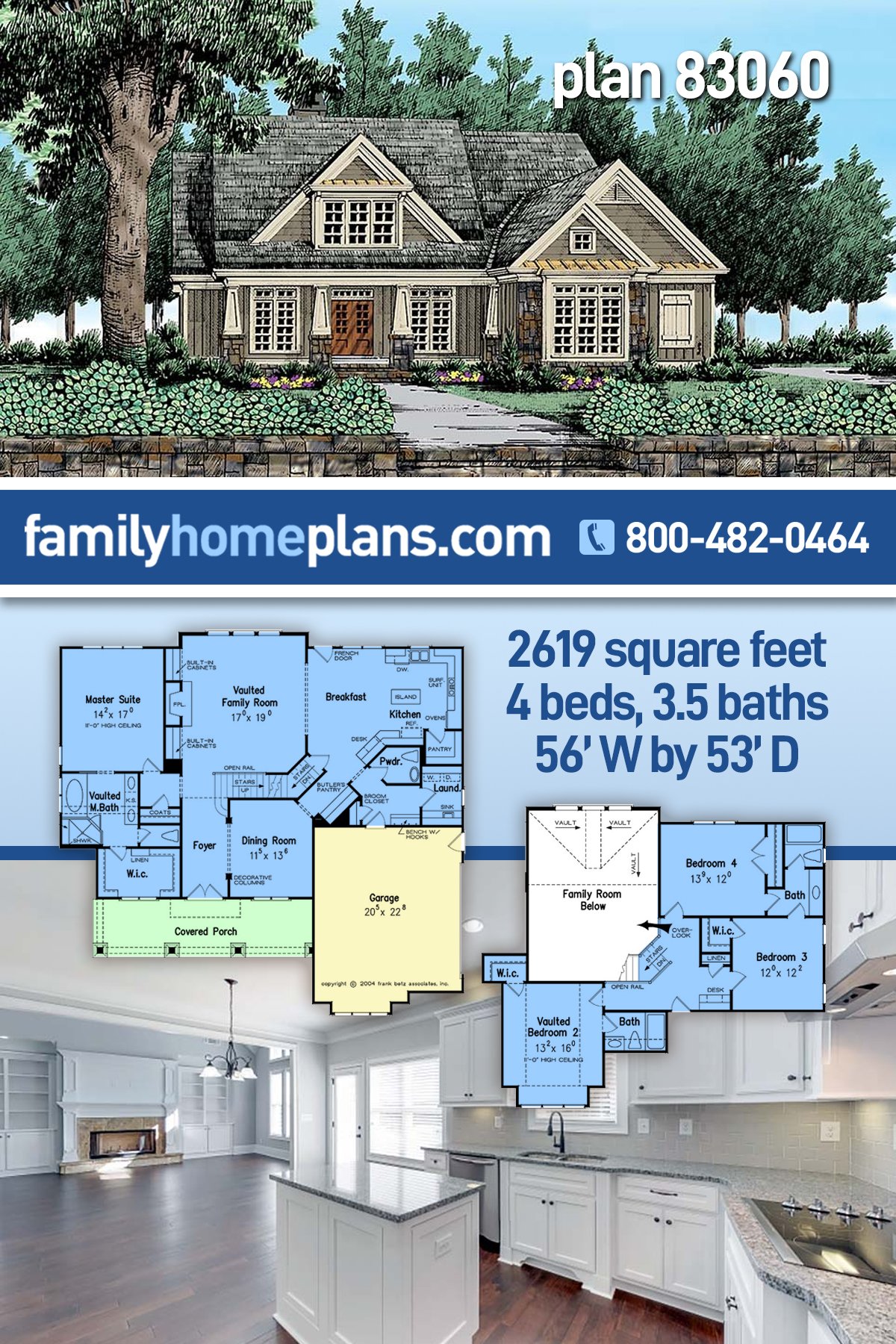 House Plan 83060