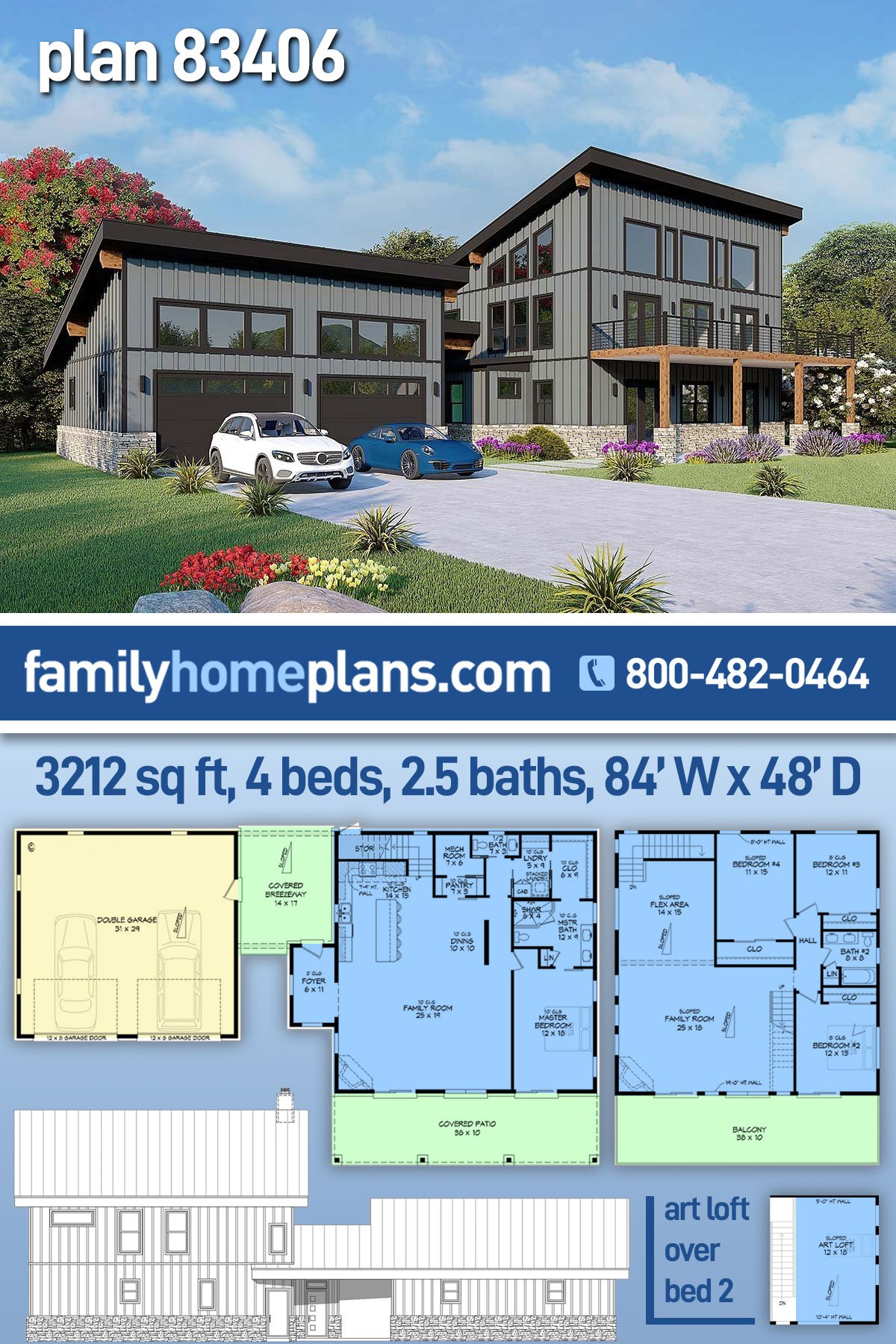 House Plan 83406