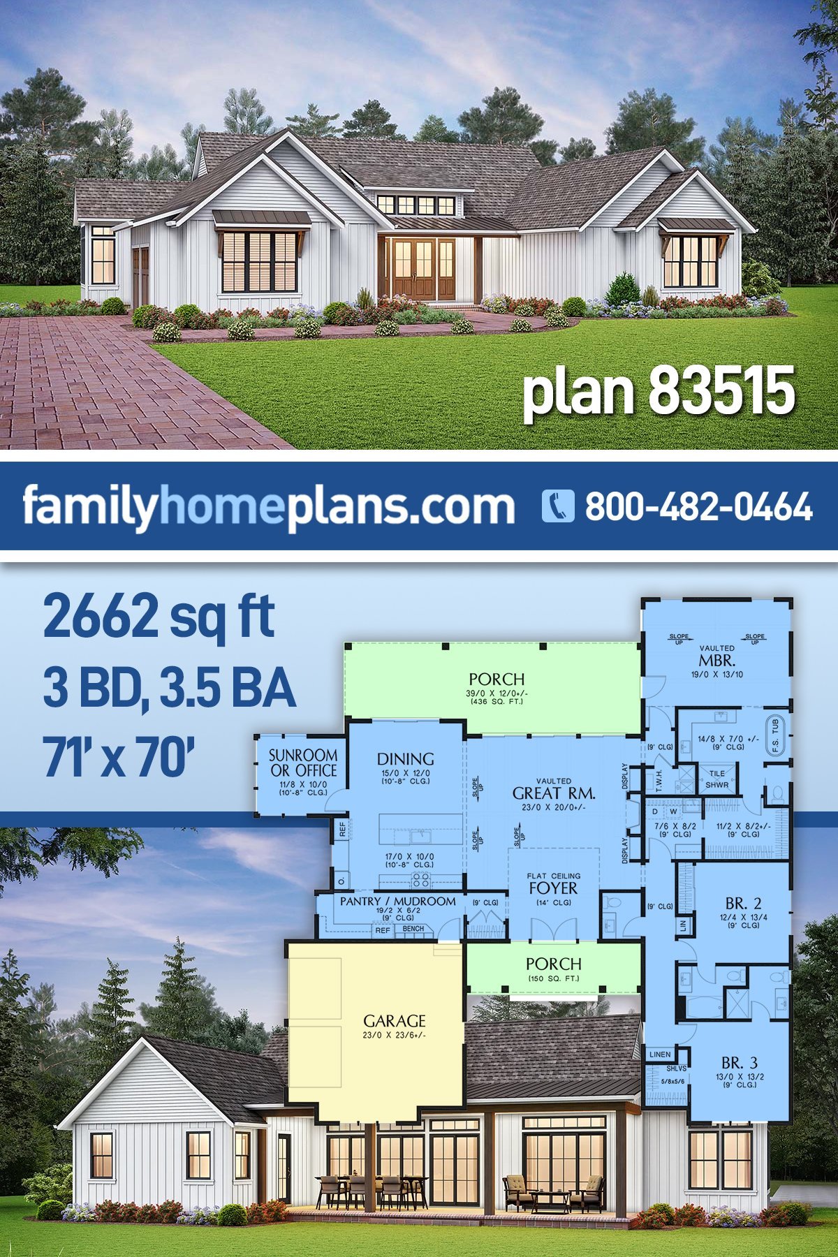 House Plan 83515
