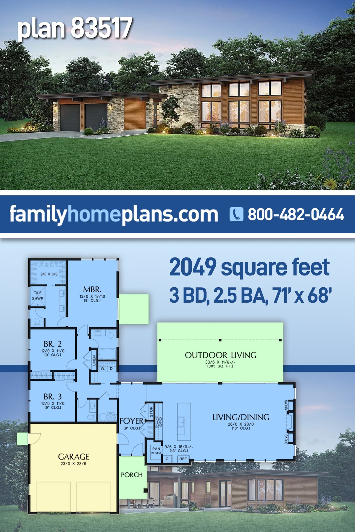 House Plan 83517