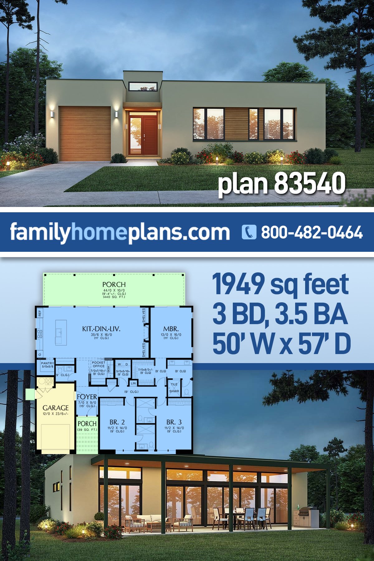 House Plan 83540