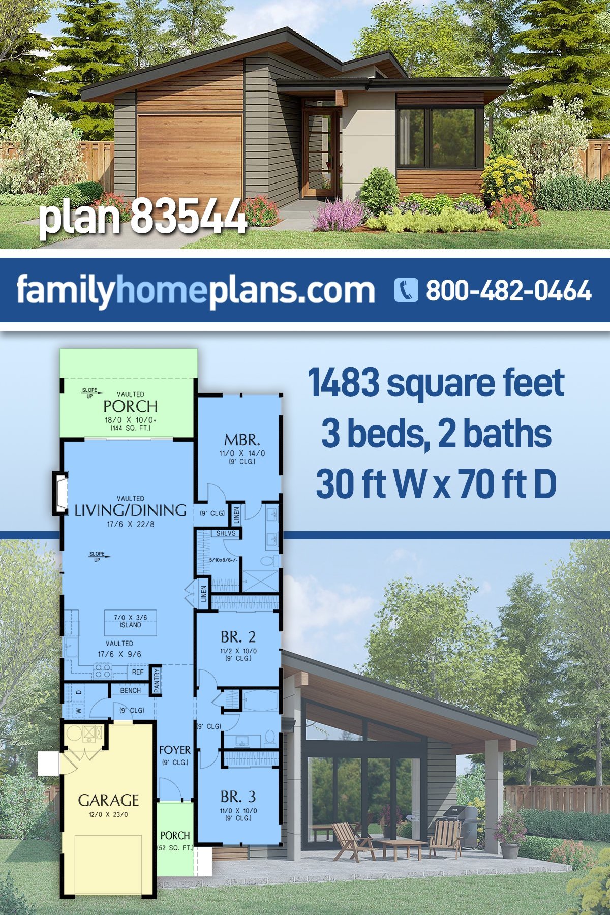 House Plan 83544