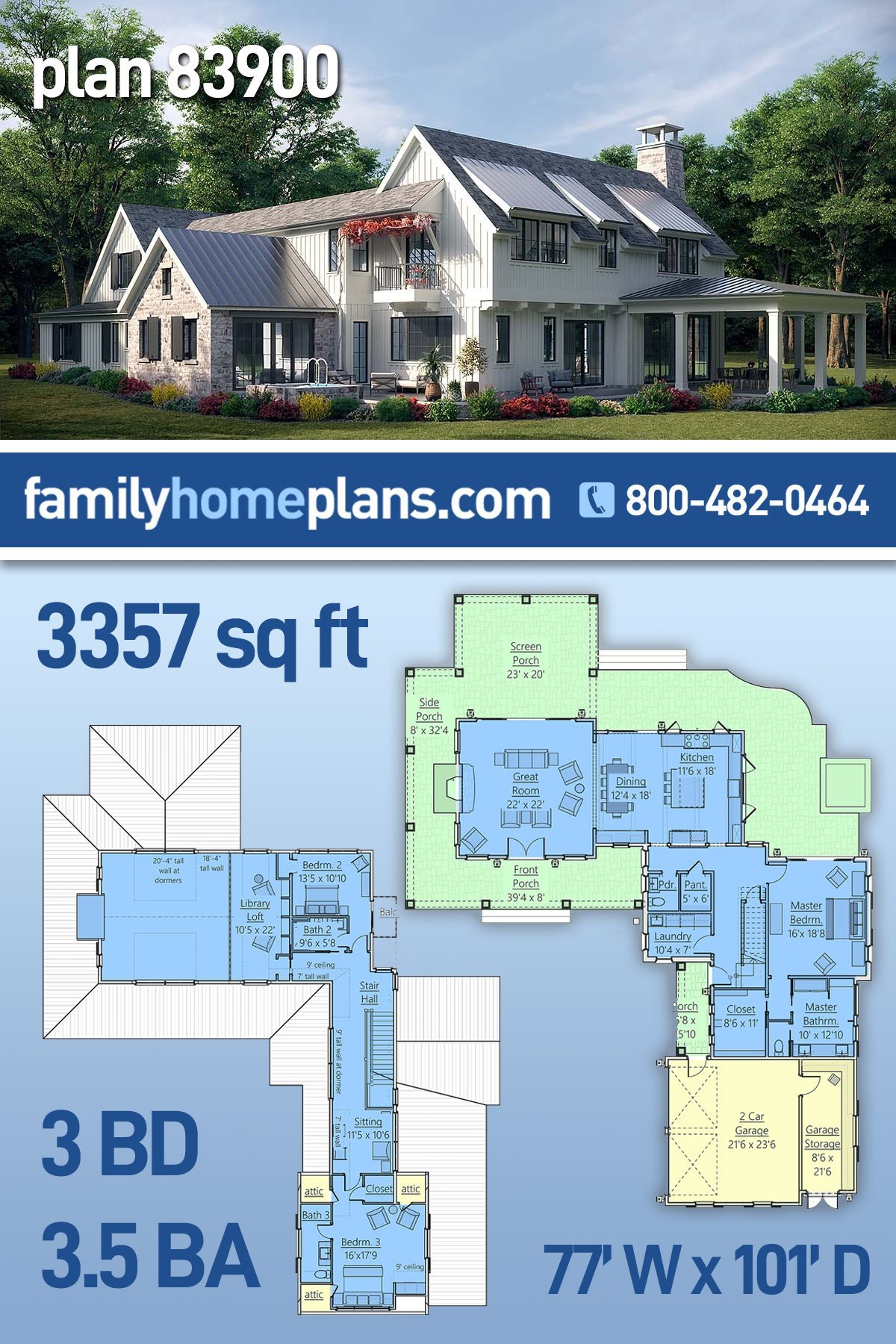 House Plan 83900