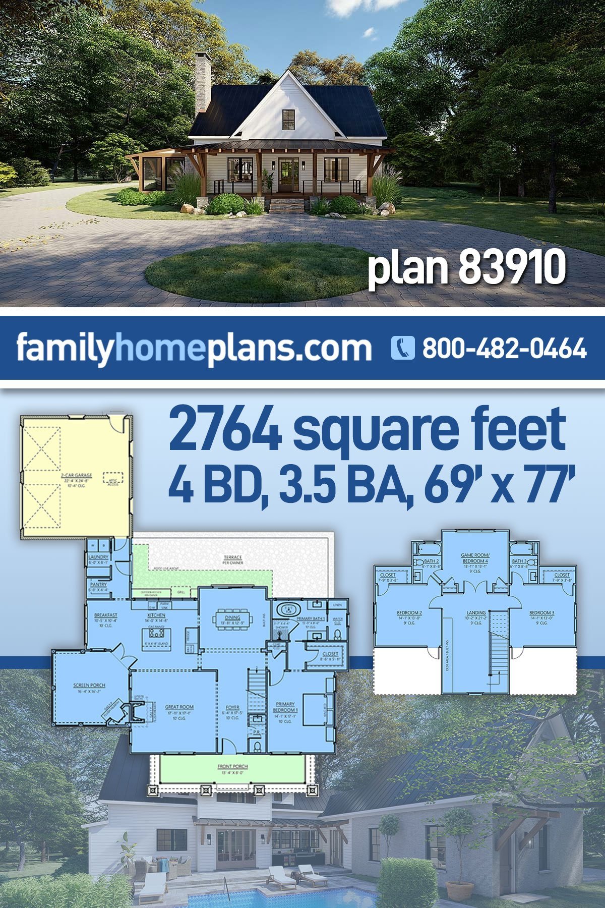 House Plan 83910