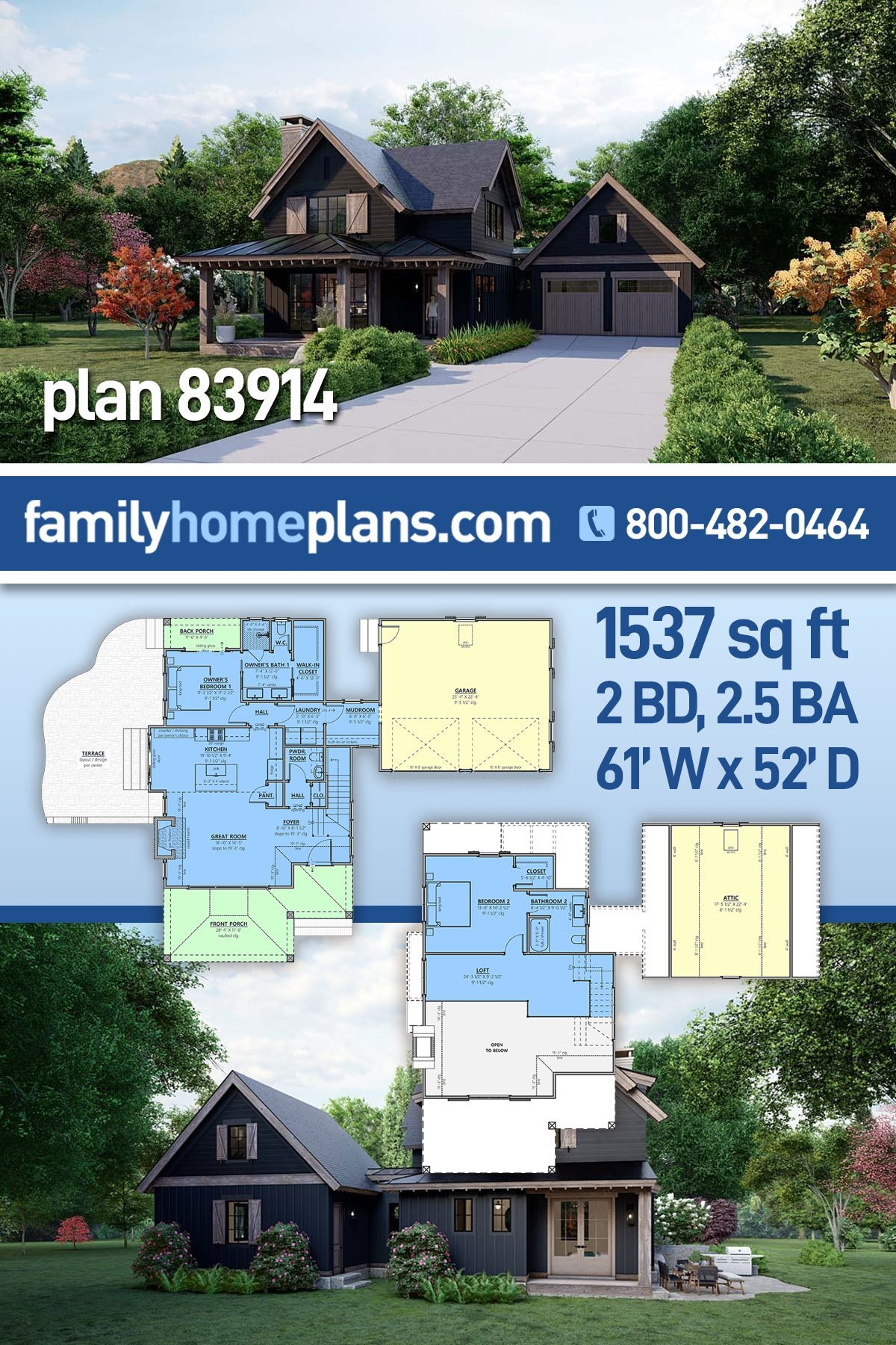 House Plan 83914