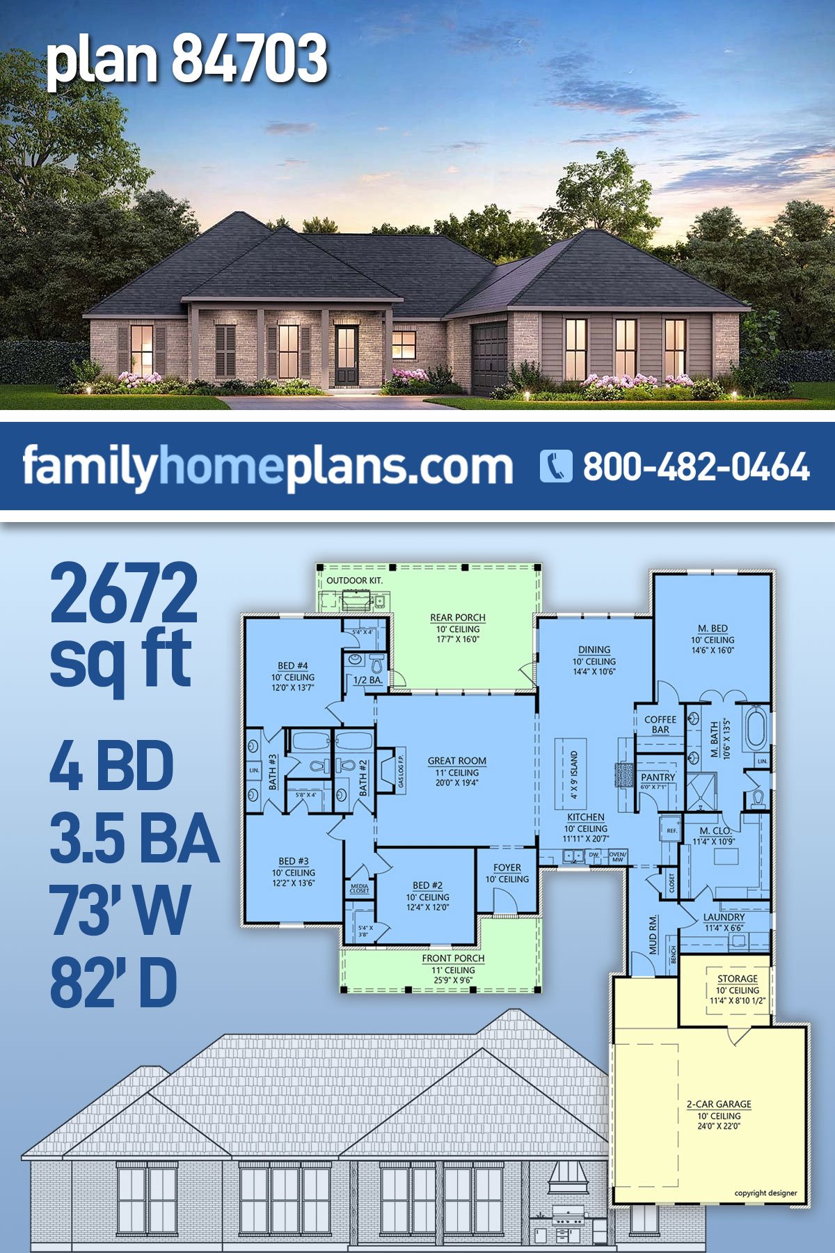 House Plan 84703