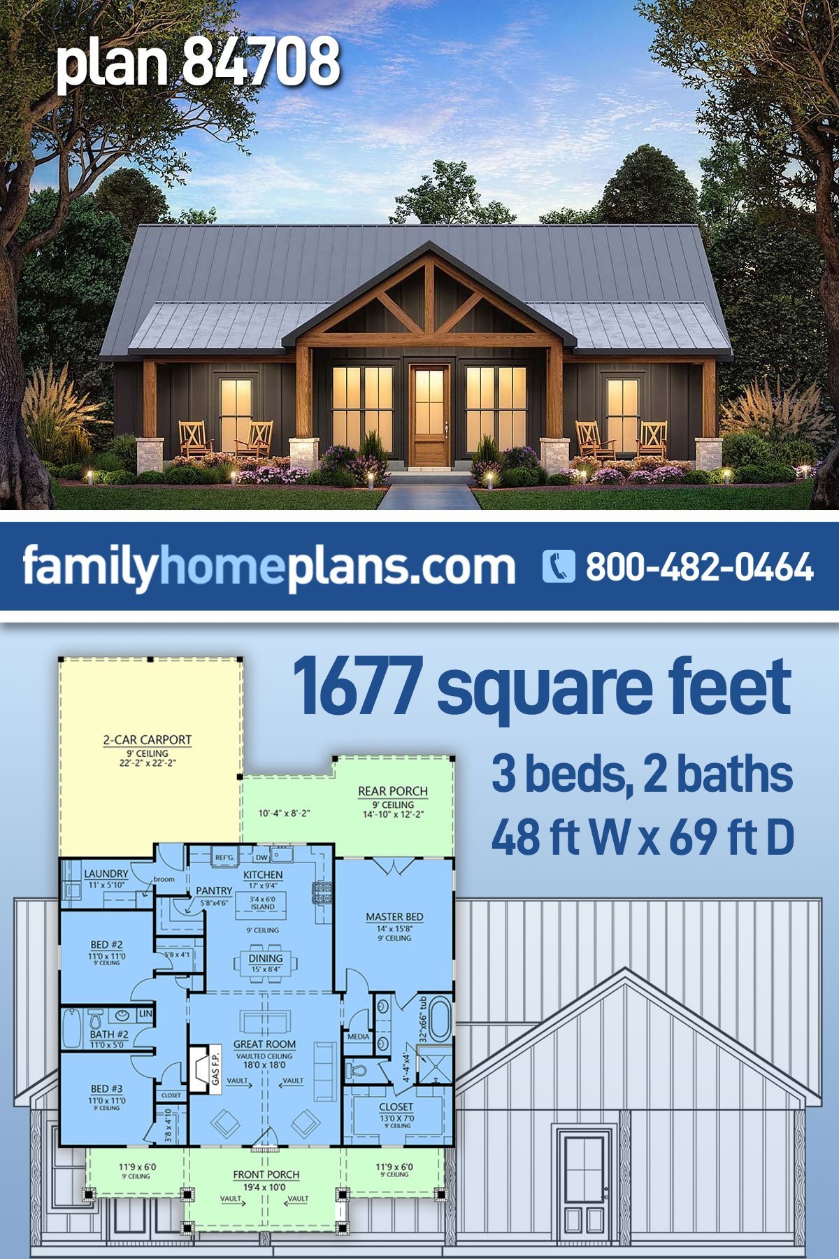 House Plan 84708
