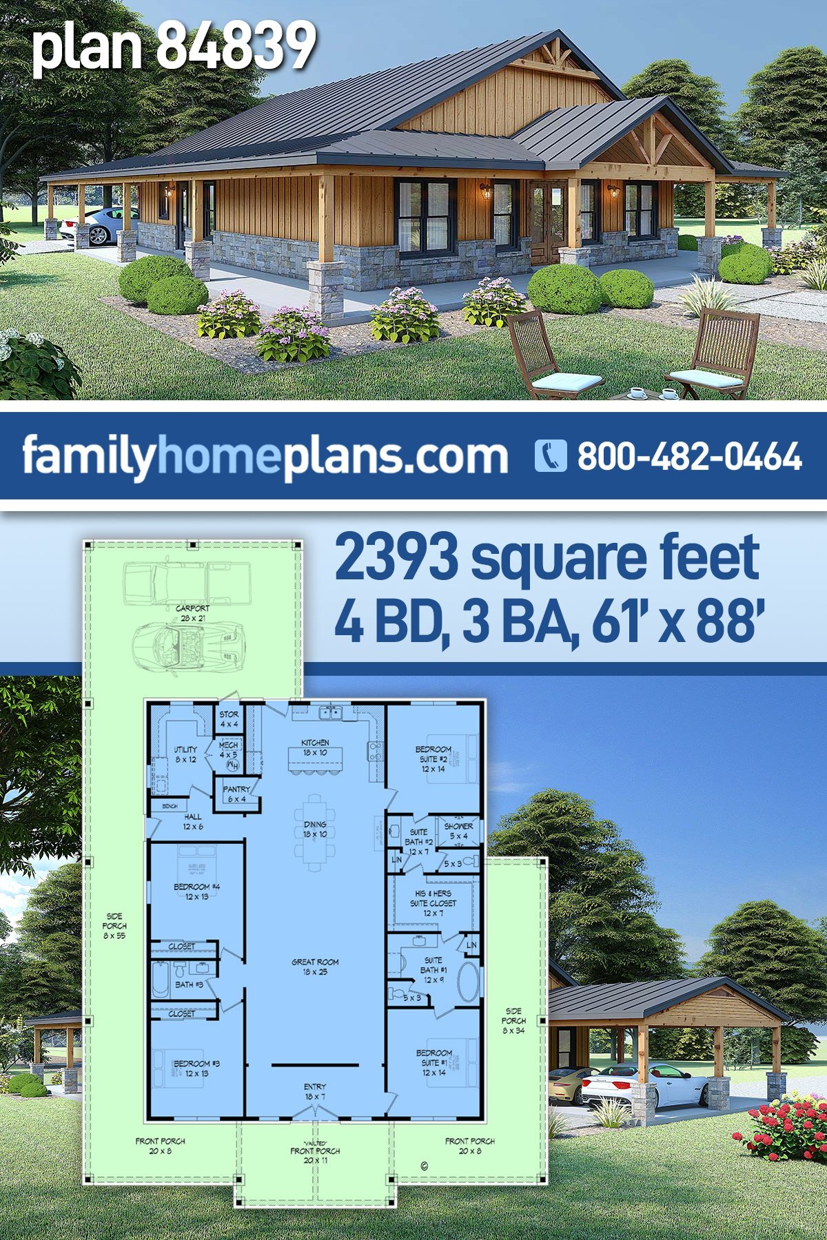 House Plan 84839