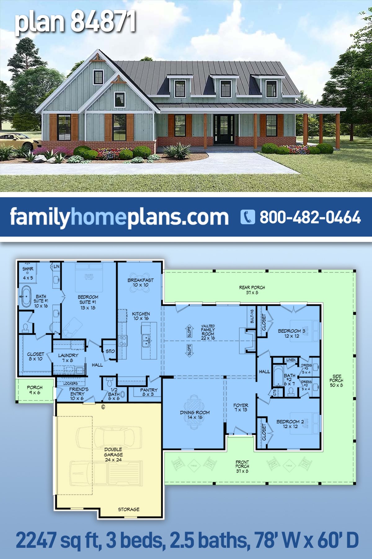 House Plan 84871