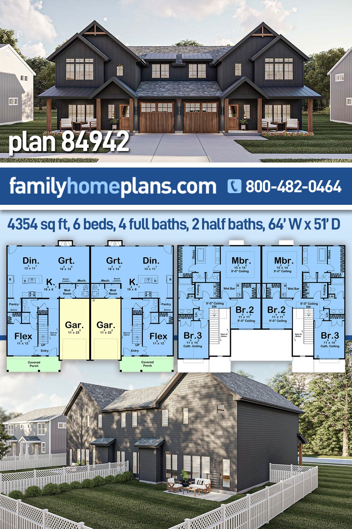 Multi-Family Plan 84942