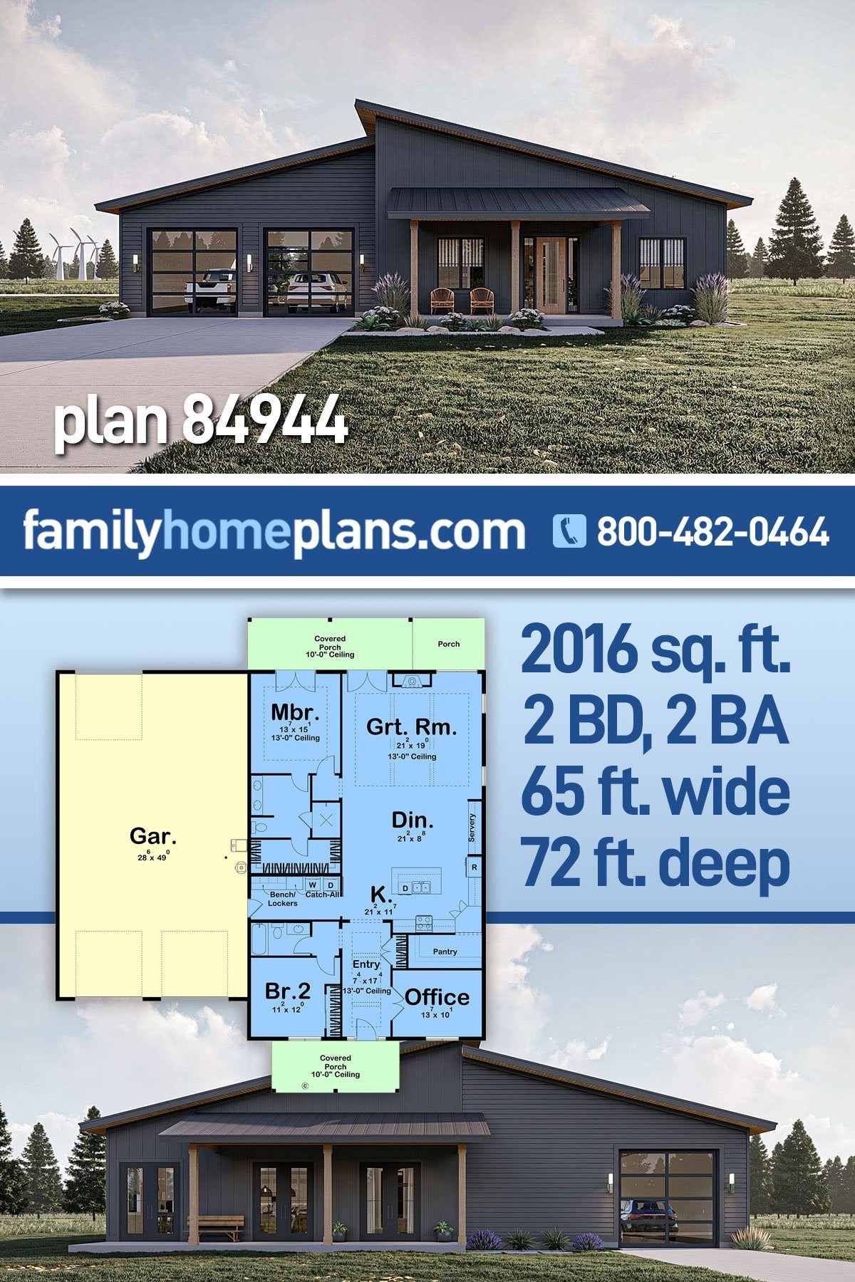 House Plan 84944