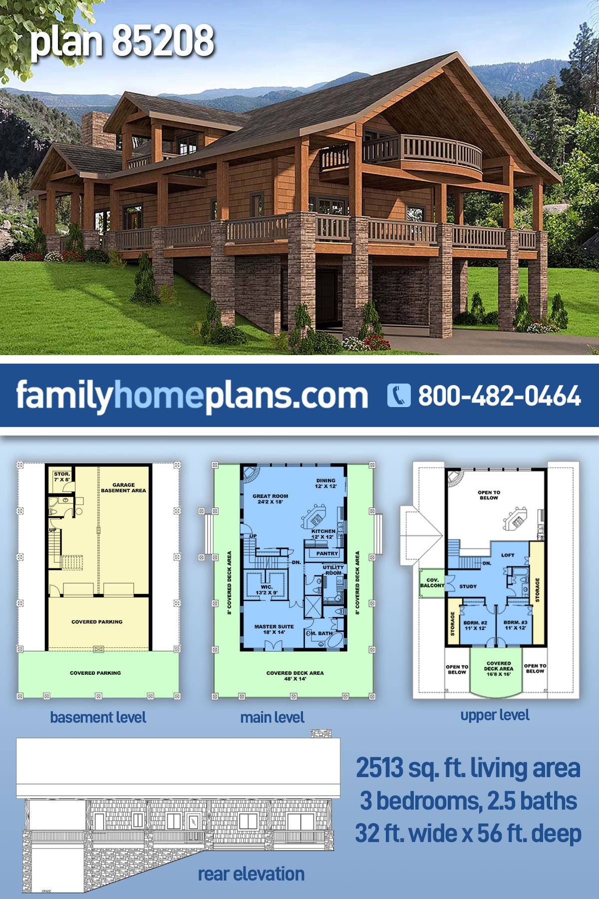 House Plan 85208