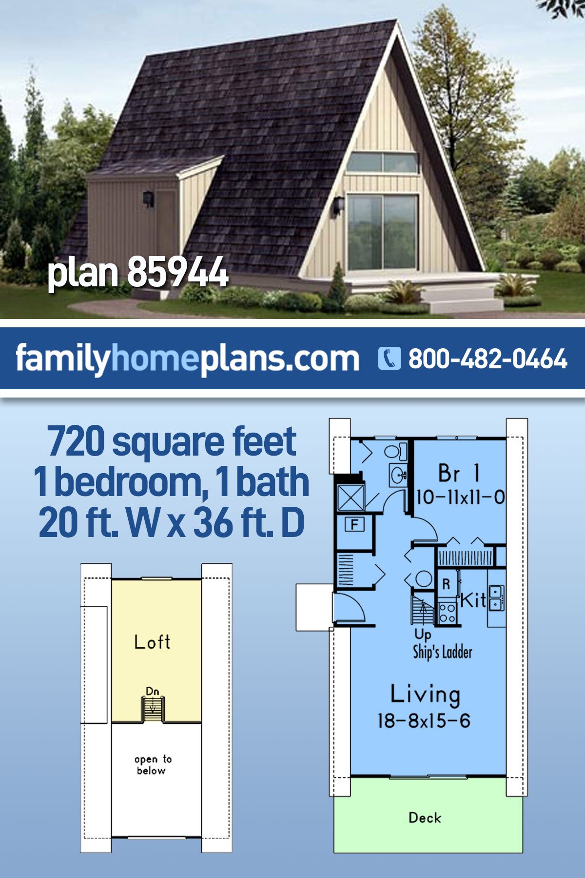 House Plan 85944