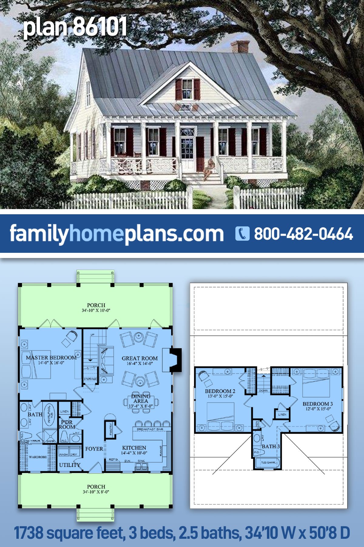 House Plan 86101